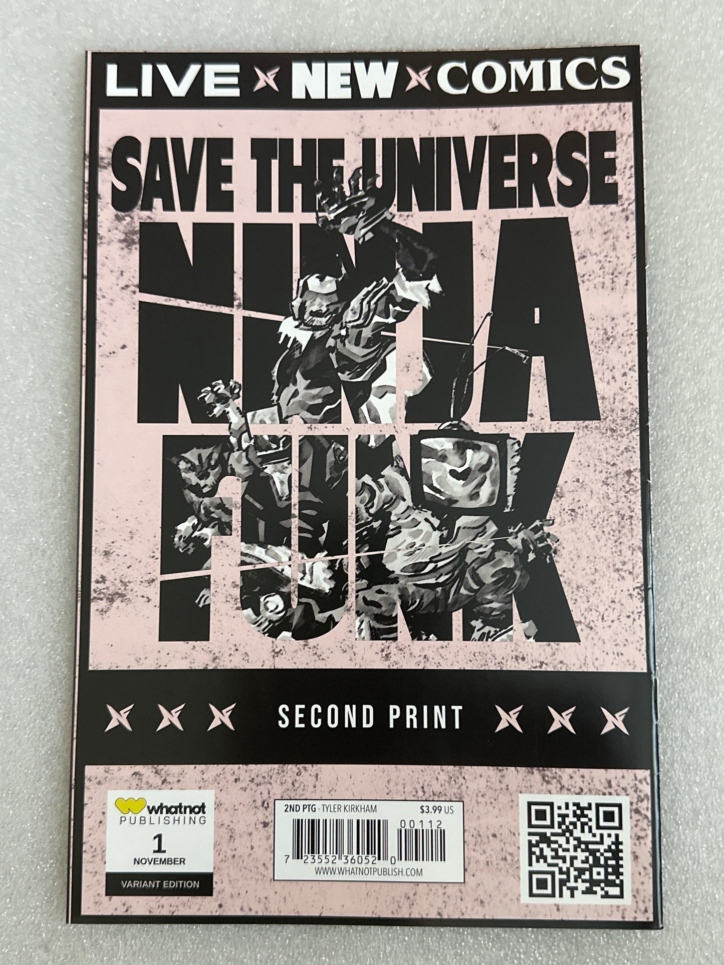 Ninja-Funk #1 Gold Variant Whatnot Publishing 2022
