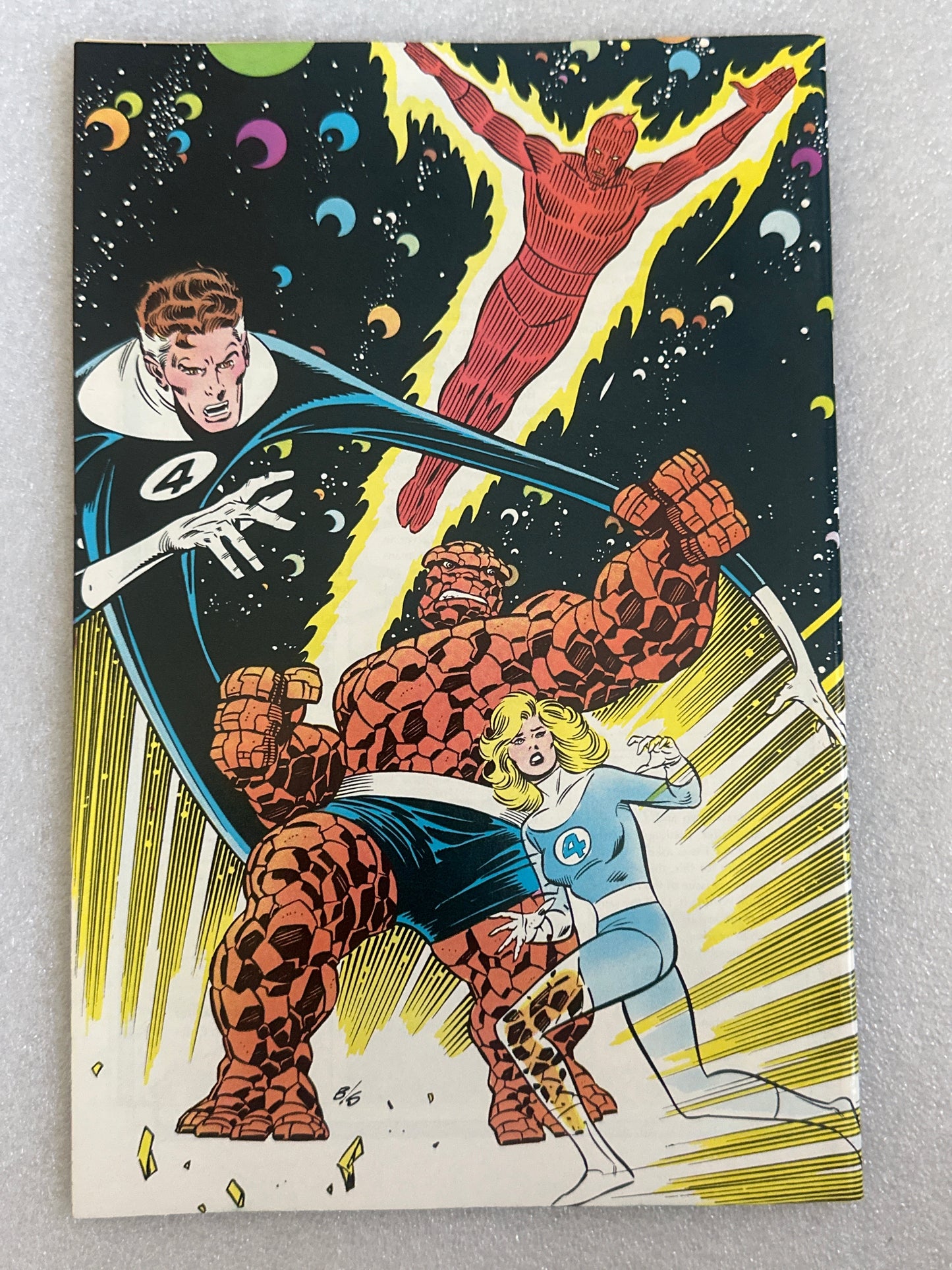 Fantastic Four #296 Newsstand 25th Anniversary Cover Marvel 1986