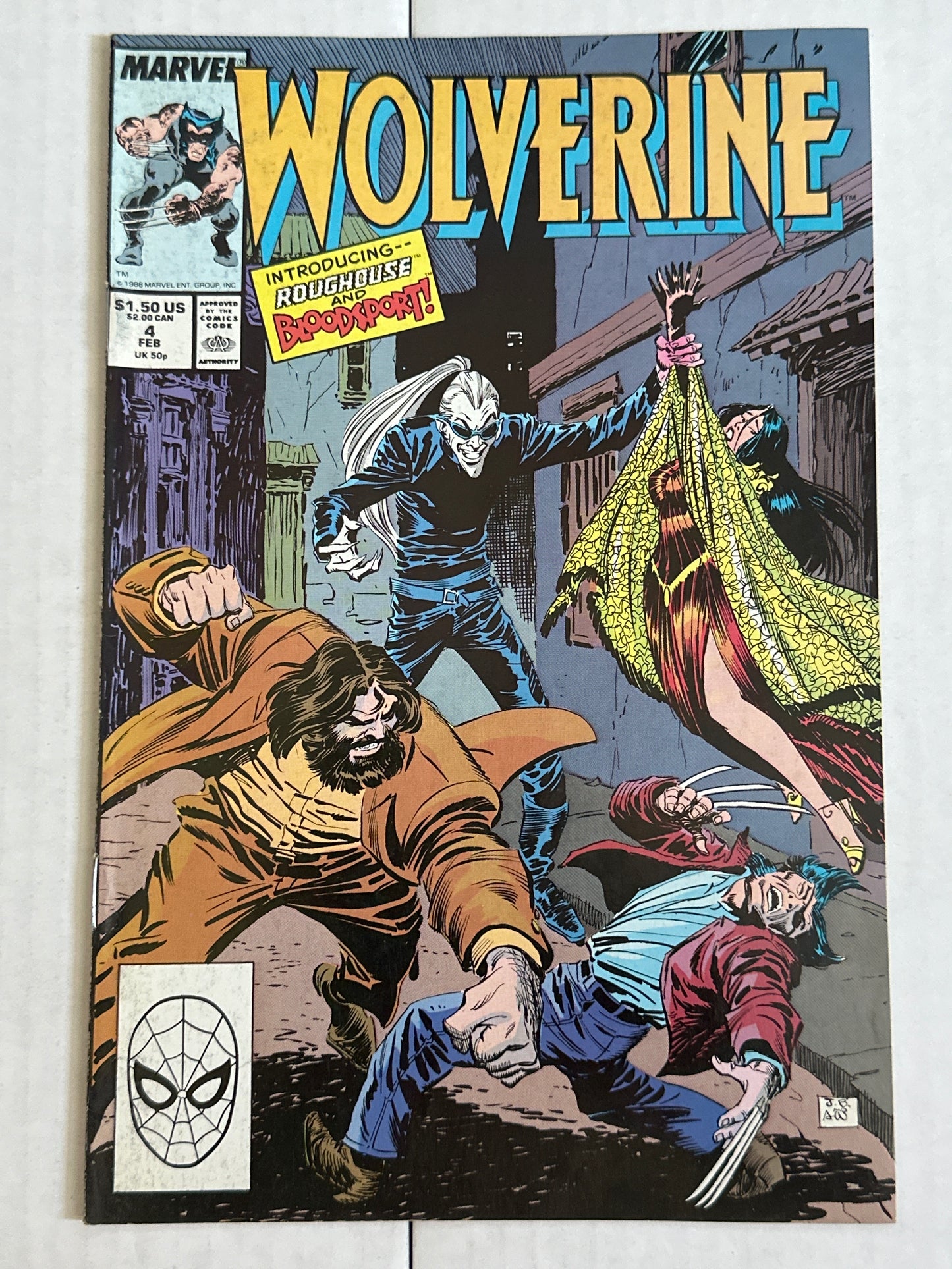 Wolverine #4 First Series Marvel 1989