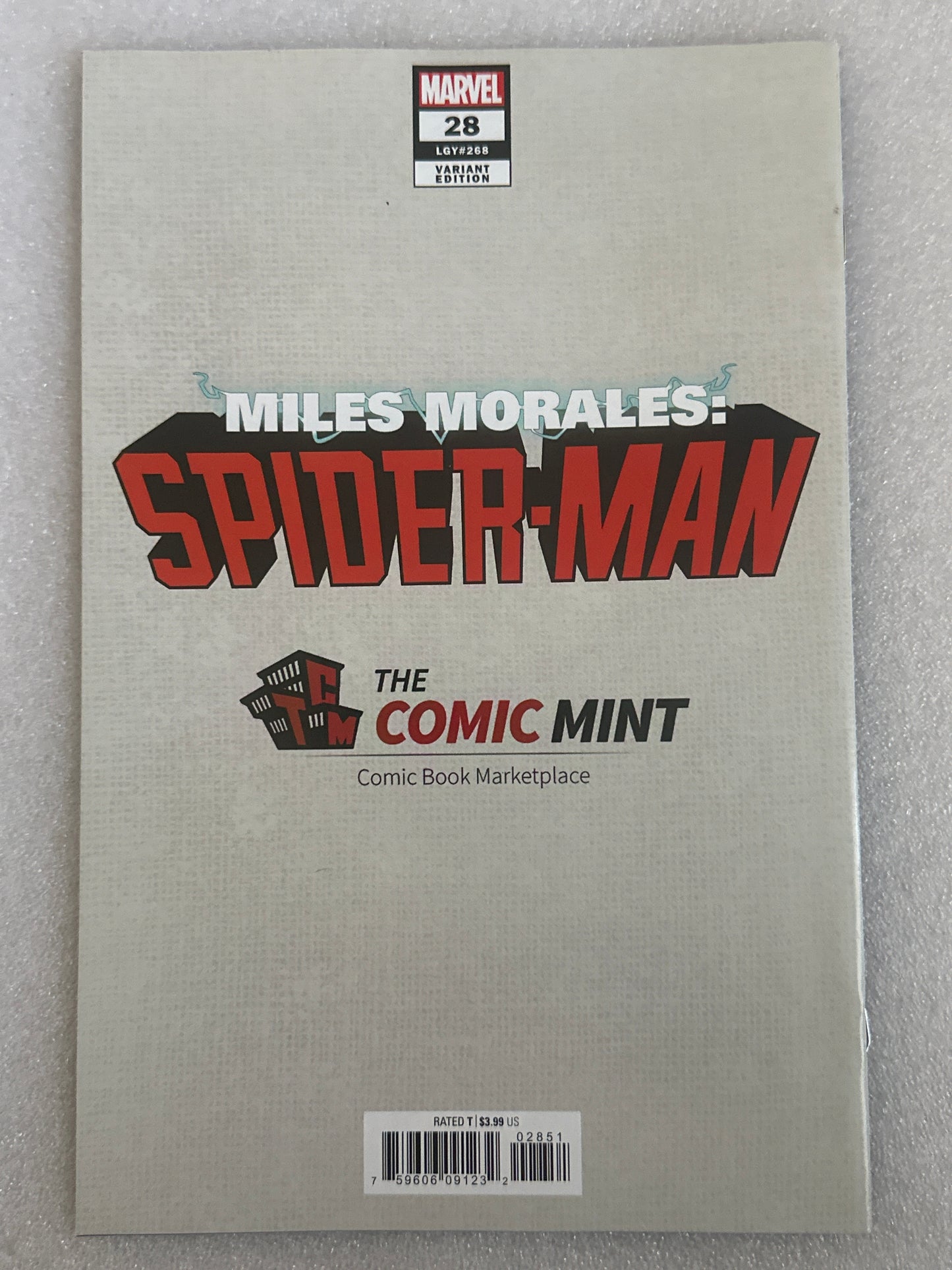Miles Morales Spider-Man #28 The Comic Mint Variant Cover Marvel 2021