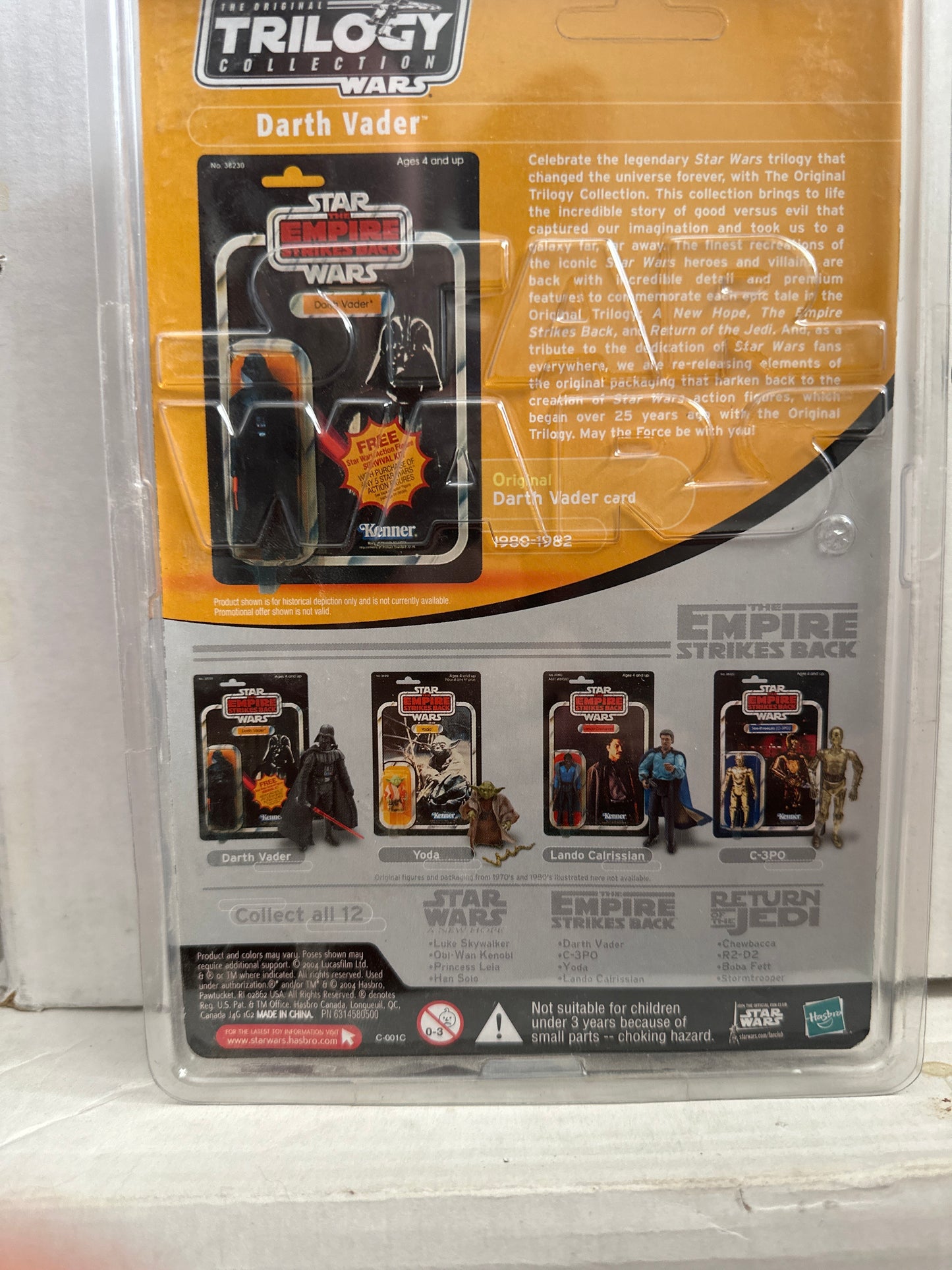 Empire Srtikes Back Star Wars Trilogy Collection Darth Vader 2004