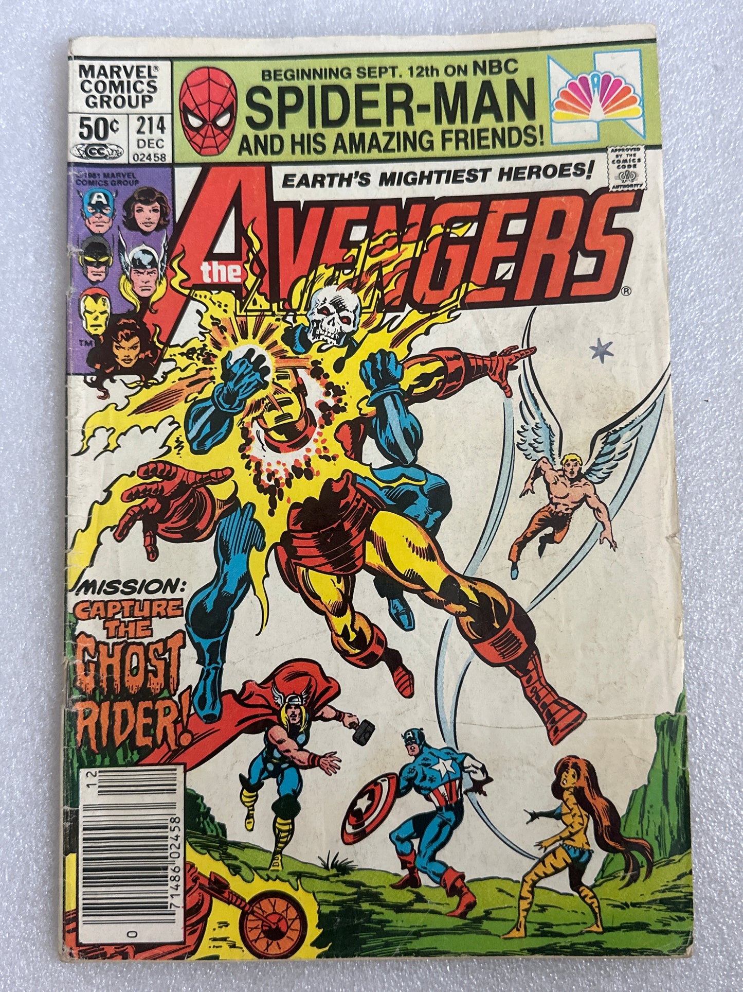 Avengers 214 Marvel 1981