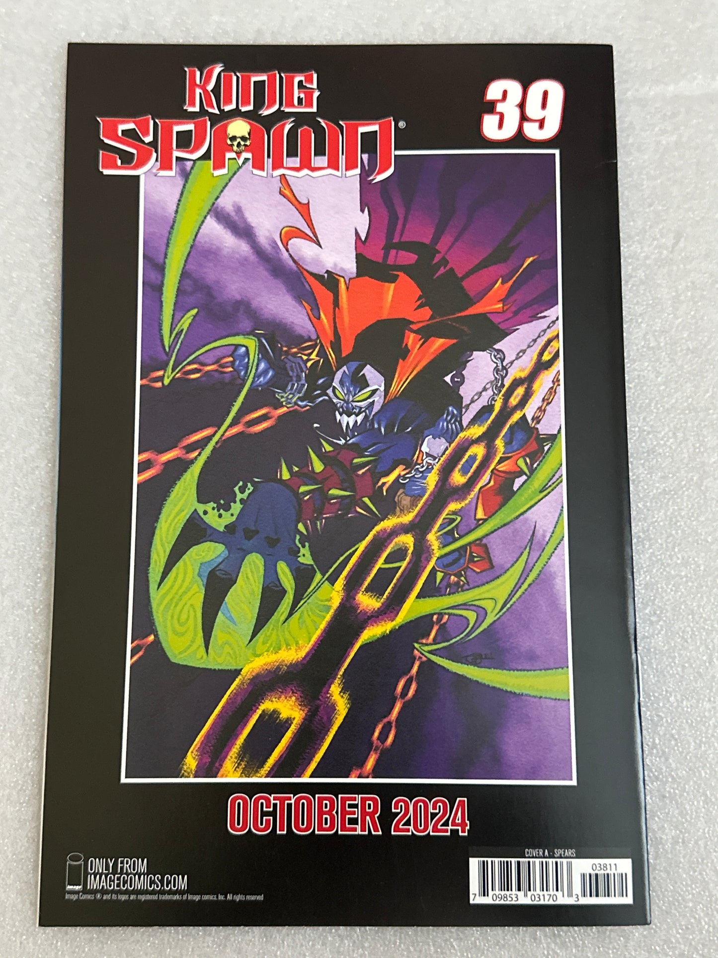 King Spawn #38 Mark Spears cover Image 2024