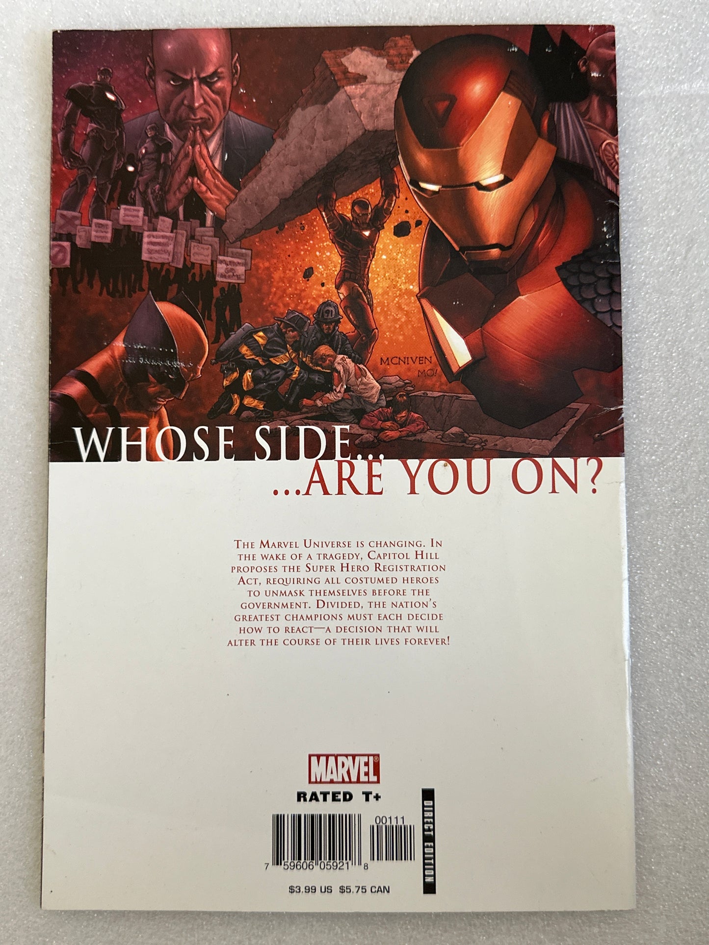 Civil War #1 Marvel 2006