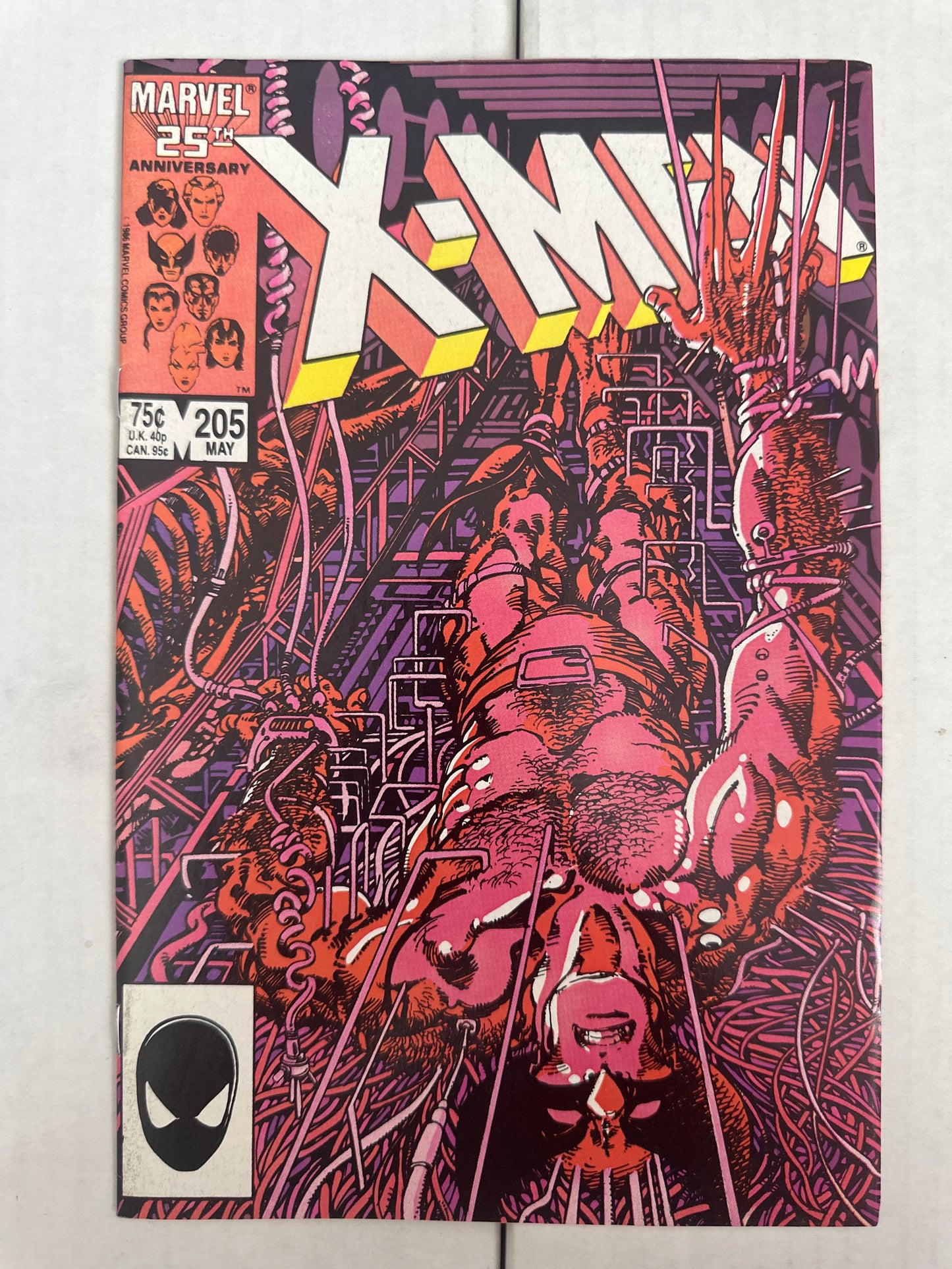 The Uncanny X-Men #205 Marvel 1986