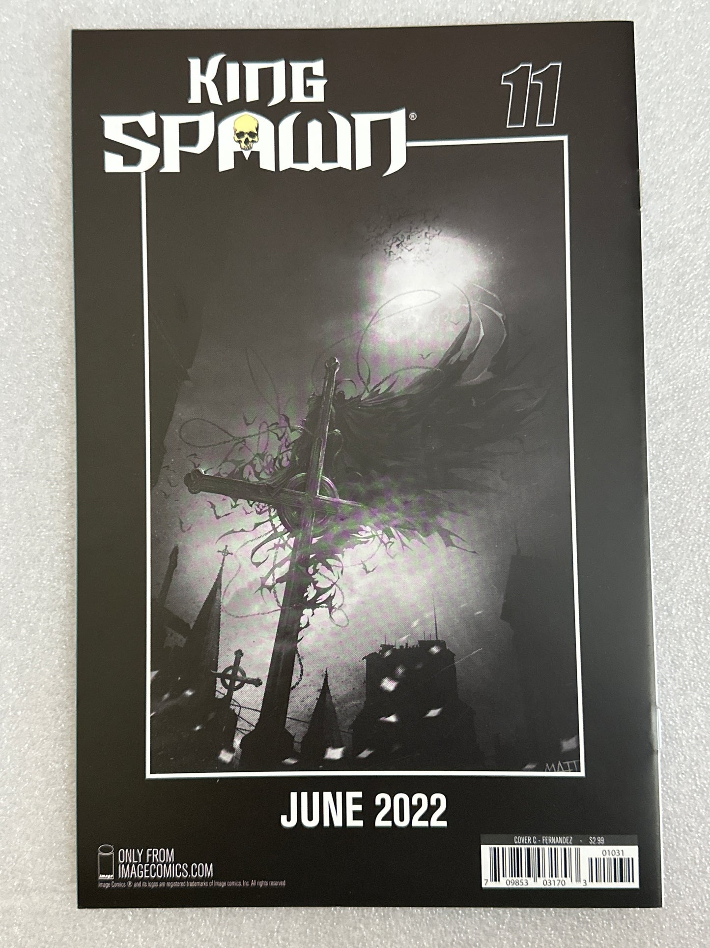 King Spawn #10 Sketch Cover Variant Image 2022