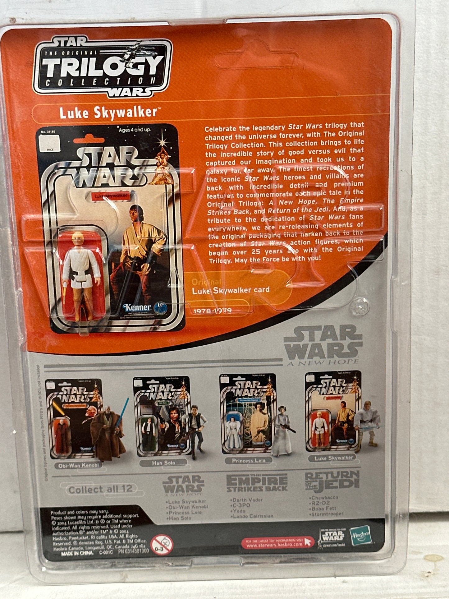 Star Wars Trilogy Collection Luke Skywalker 2004