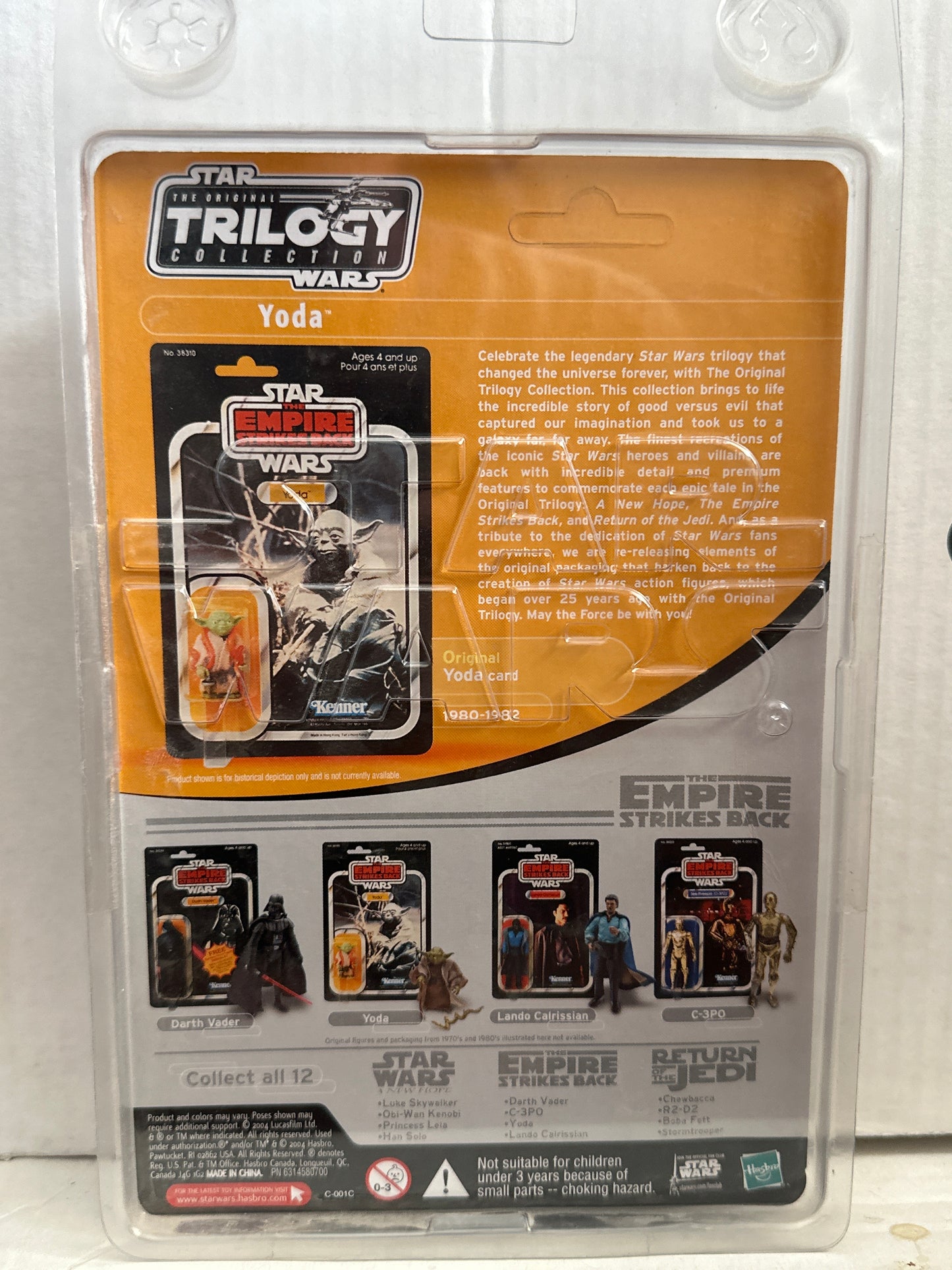 Empire Srtikes Back Star Wars Trilogy Collection Yoda 2004
