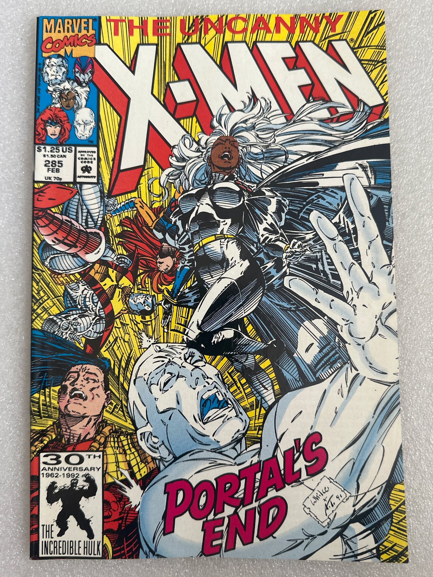 The Uncanny X-Men #285 Marvel 1992