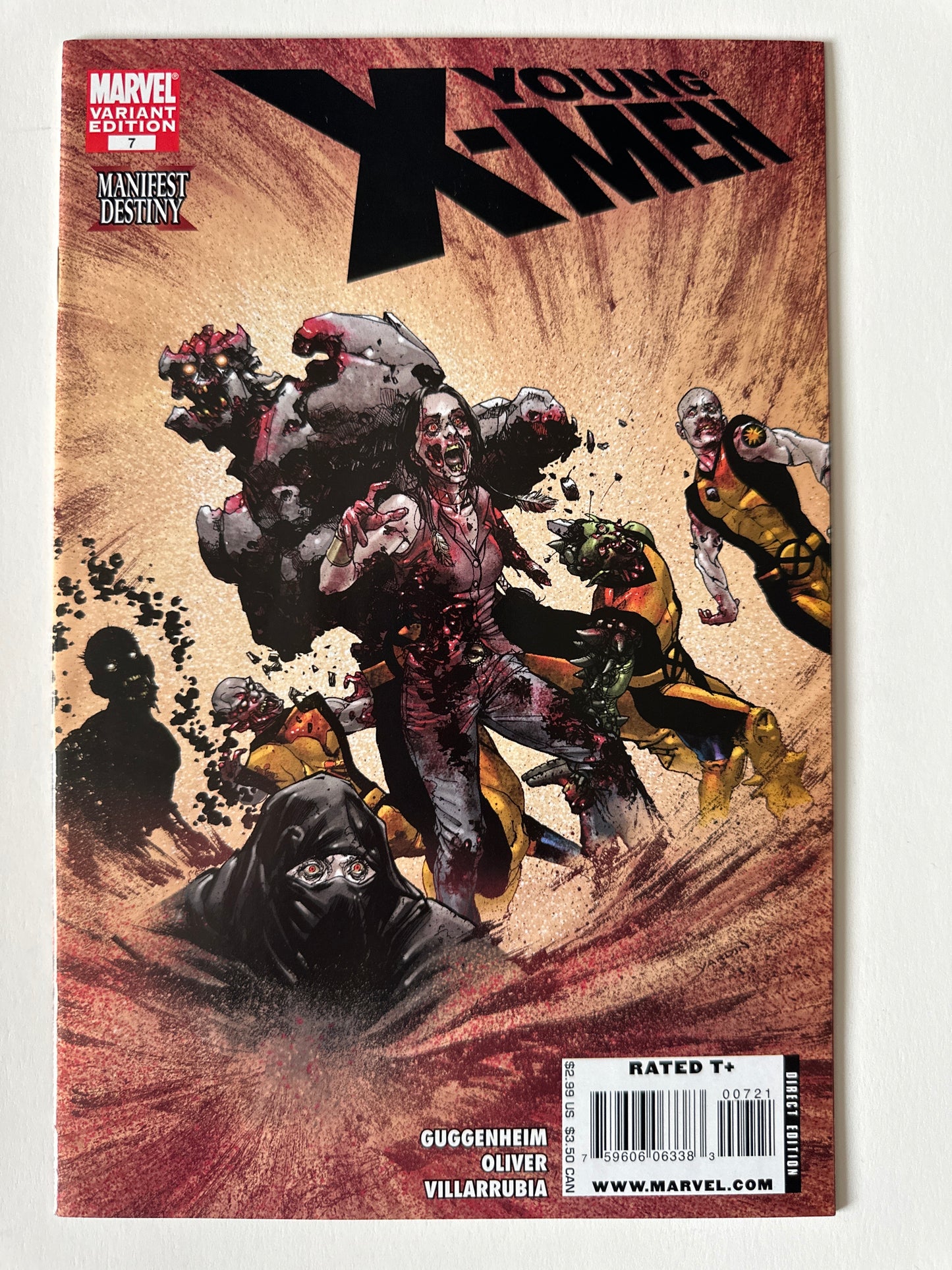 Young X-Men #7 Zombie Variant Marvel 2008