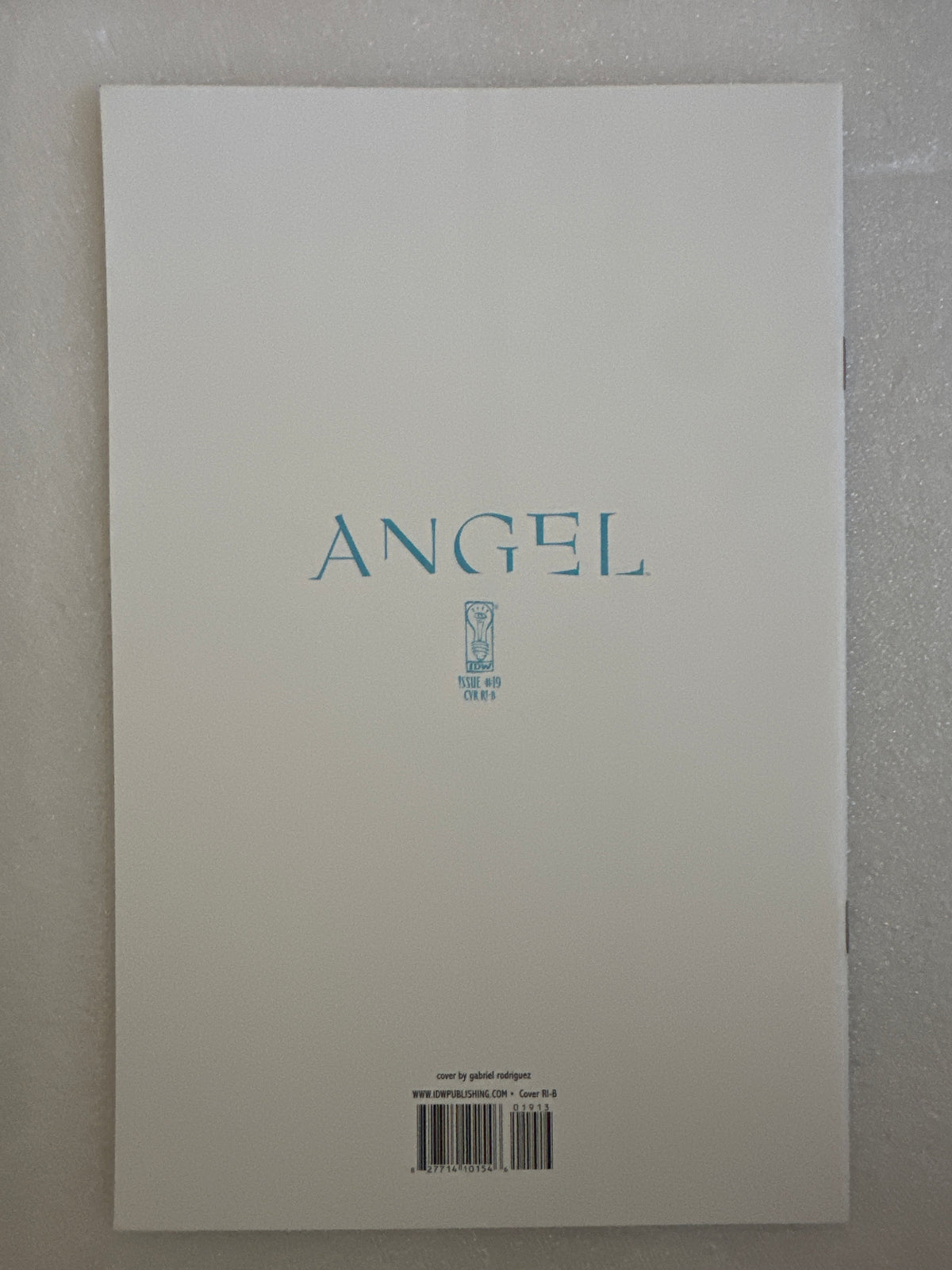 Angel #19 Cover RI-B Blue Line Variant IDW 2009