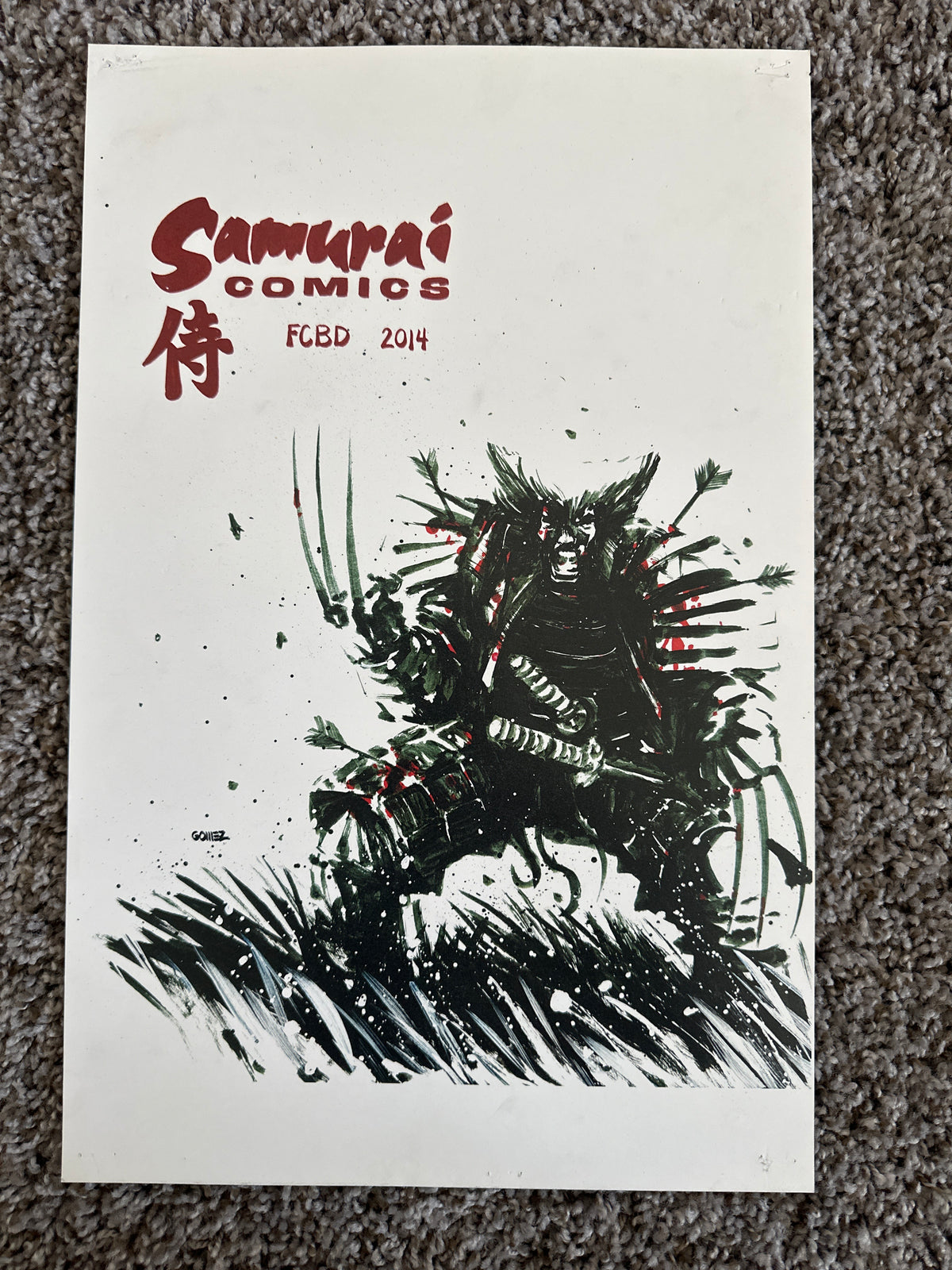 Wolverine Print Samurai Comics 2014