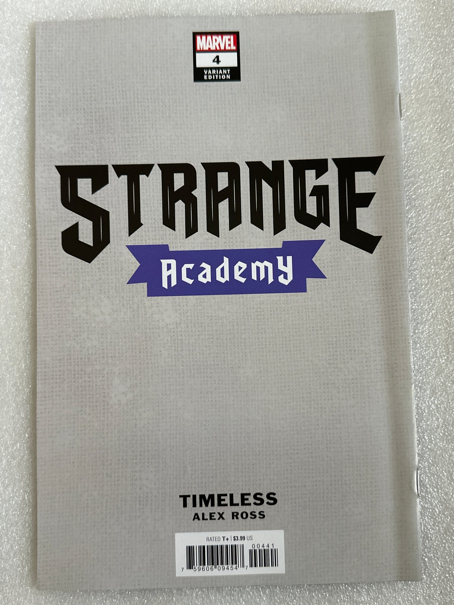 Strange Academy #4 Timeless Alex Ross Variant Marvel 2020