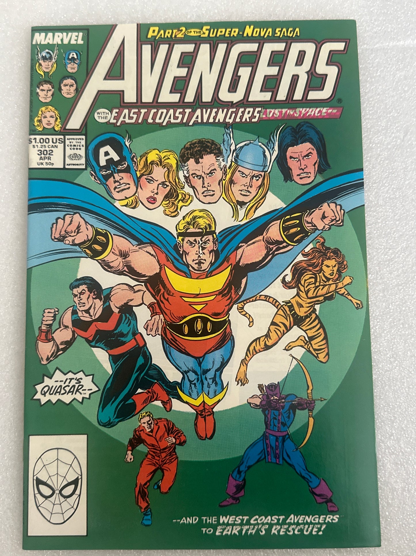 Avengers 302 Marvel 1989