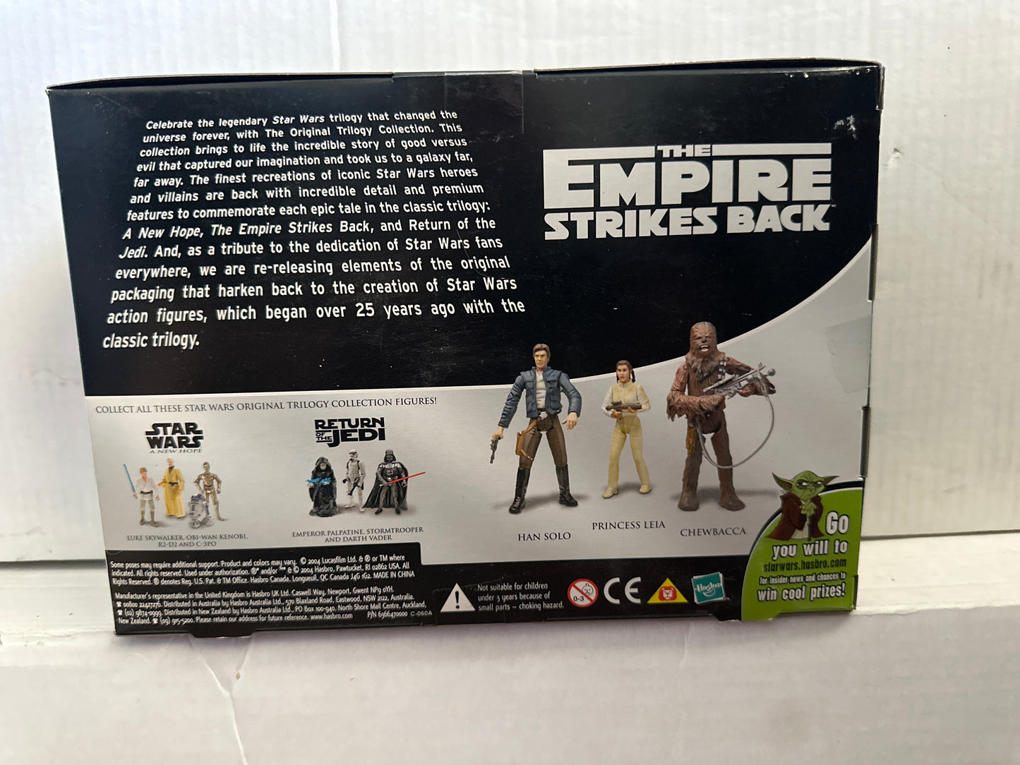 Star Wars Trilogy Han Solo, Princess Leia, & Chewbacca DVD Collection