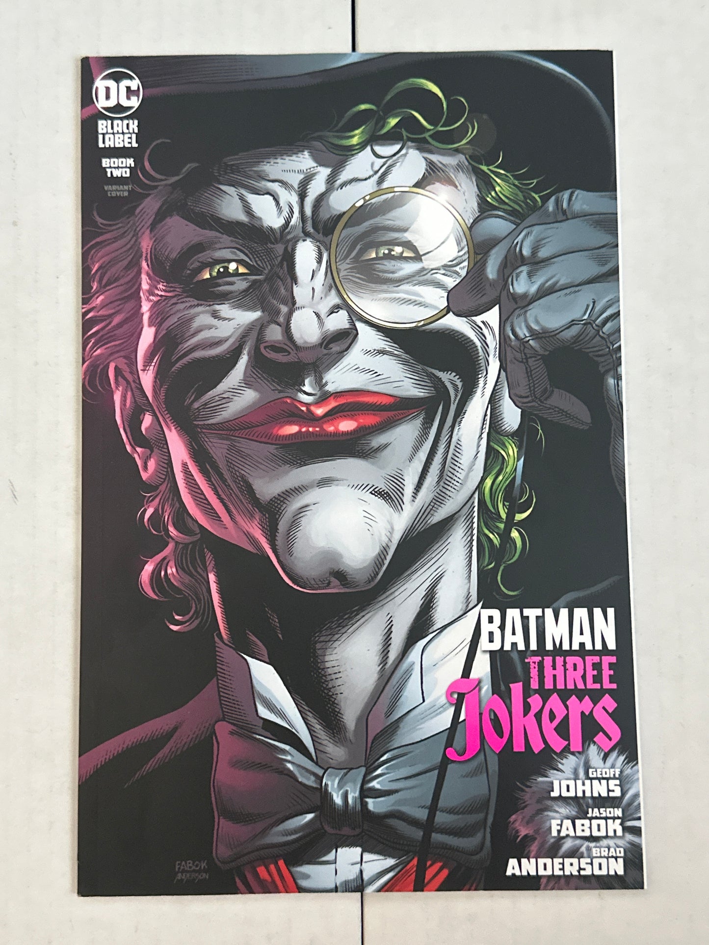 Batman Three Jokers Book Two Fancy Joker Variant Cover DC 2020