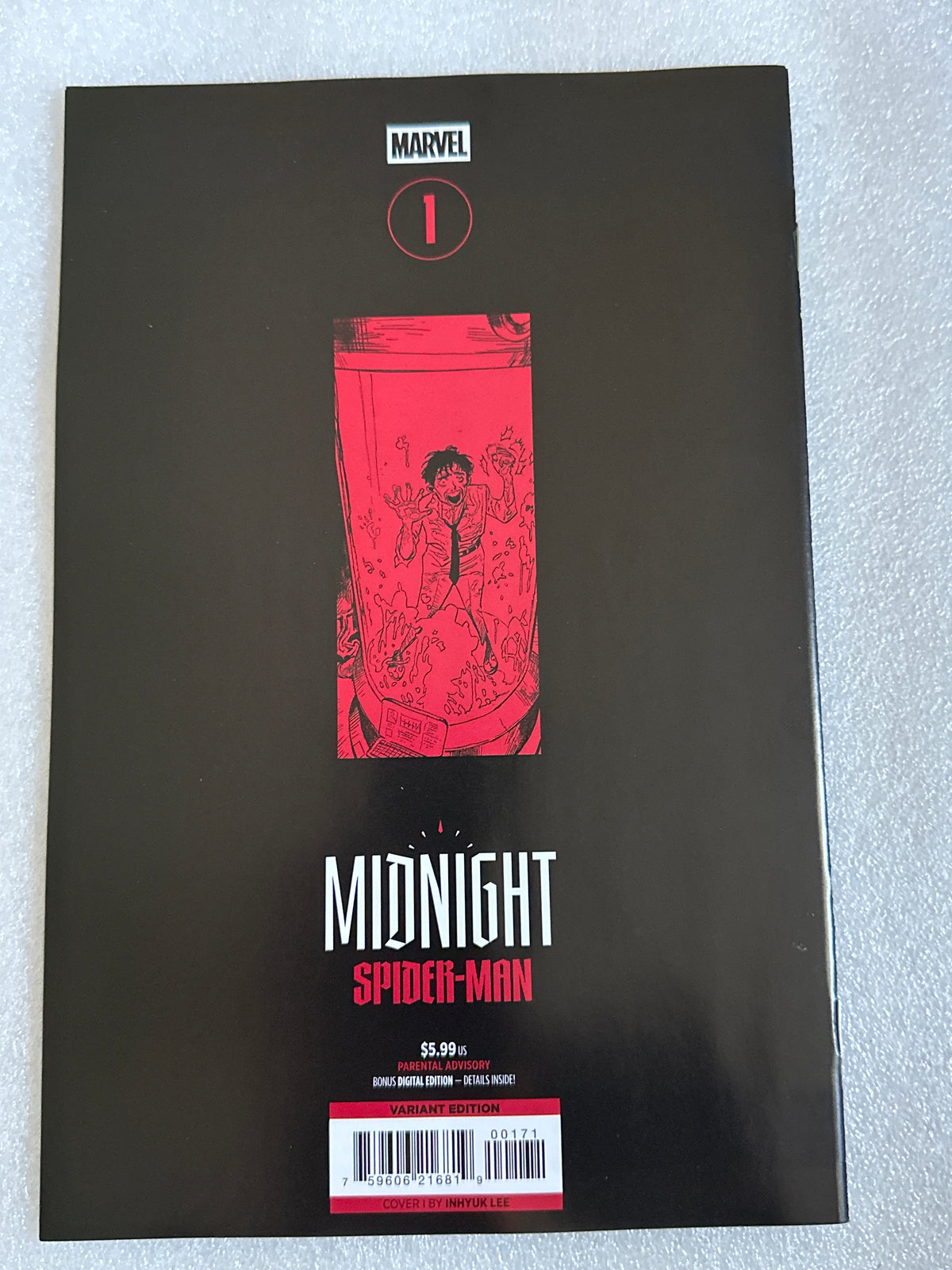 Midnight Spider-Man #1 Cover I Inhyuk Lee Variant Marvel 2026