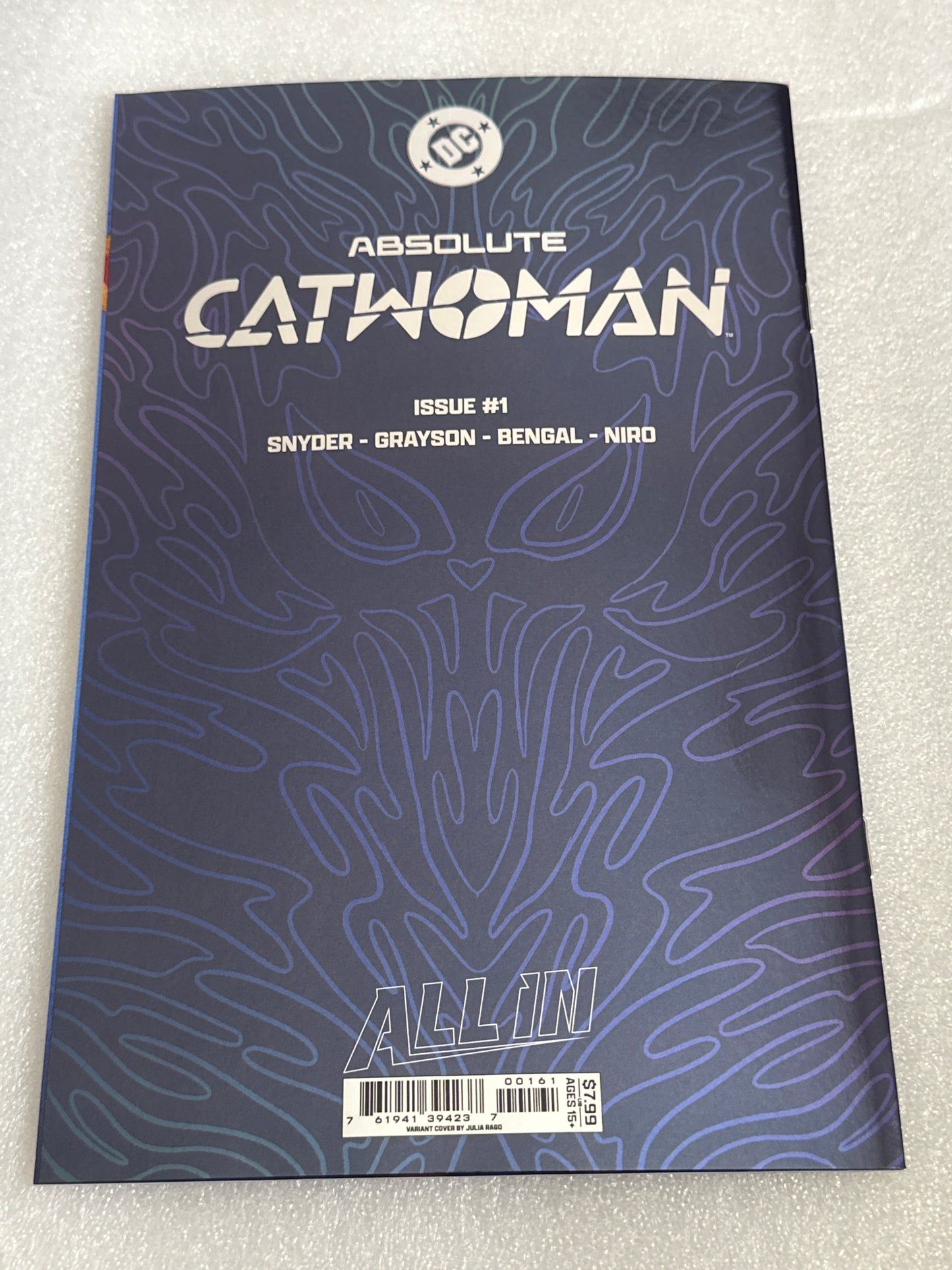 Absolute Catwoman #1 Cover F Logo Foil Variant DC 2026