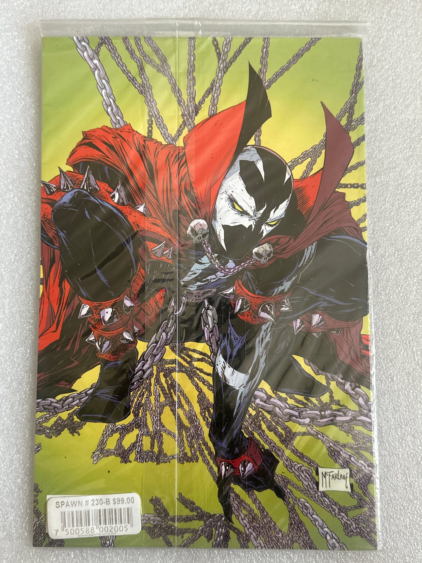Spawn #230 Mexico Black & White Variant Kamite Comics (Image) 2014