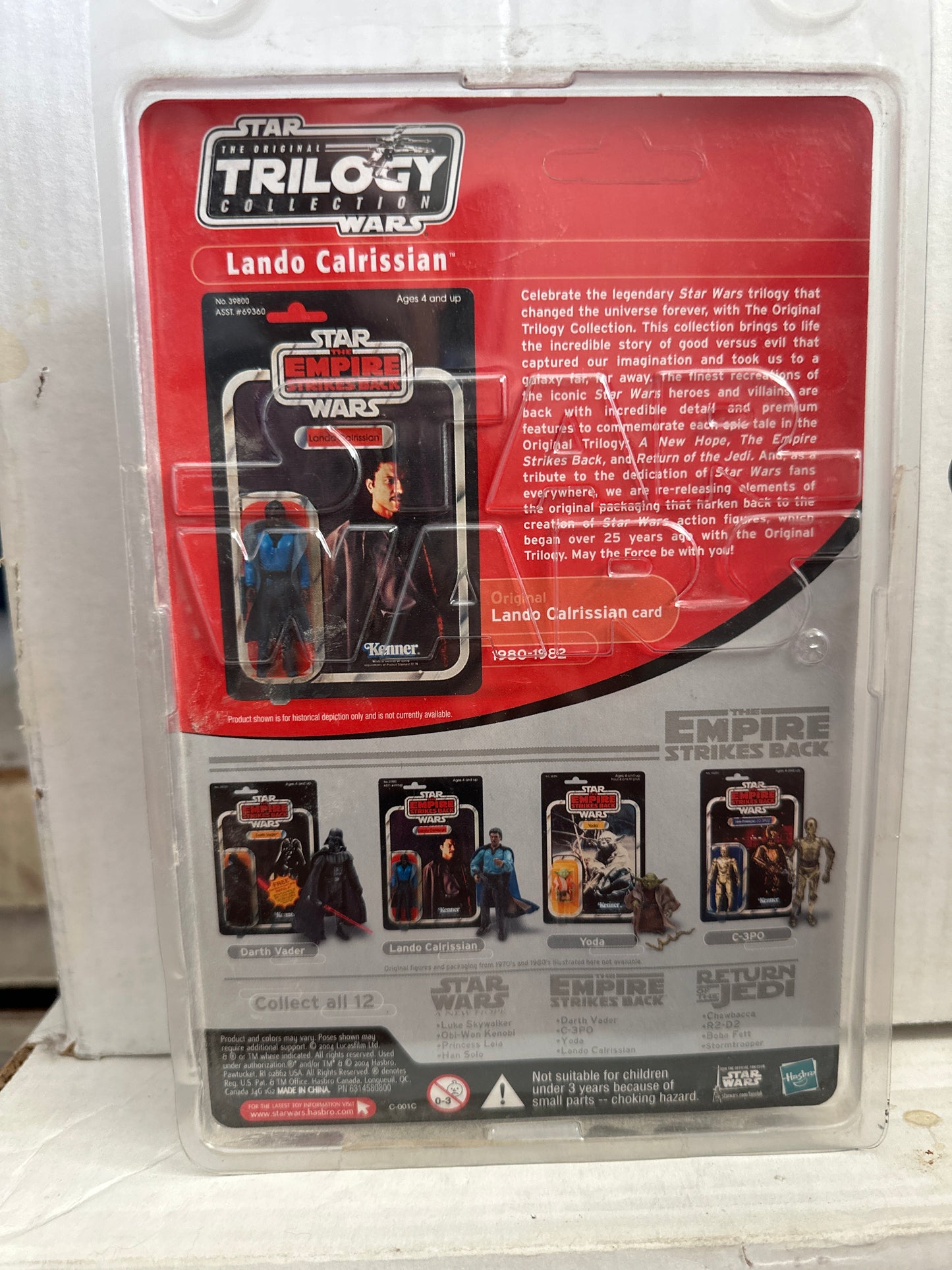 Empire Srtikes Back Star Wars Trilogy Collection Lando Calrissian 2004