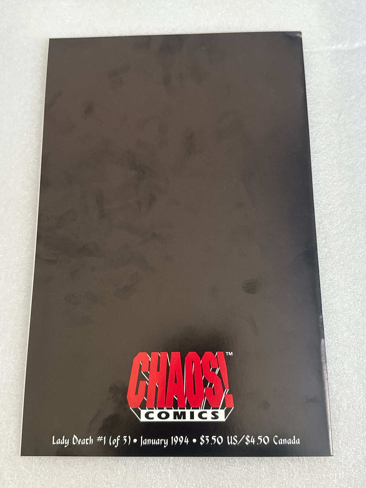 Lady Death #1 Chromium Cover Signed Pulido Chaos! Comics 1994
