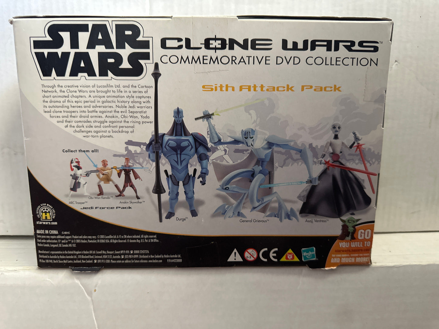 Star Wars Clone Wars Sith Attack Pack DVD Collection