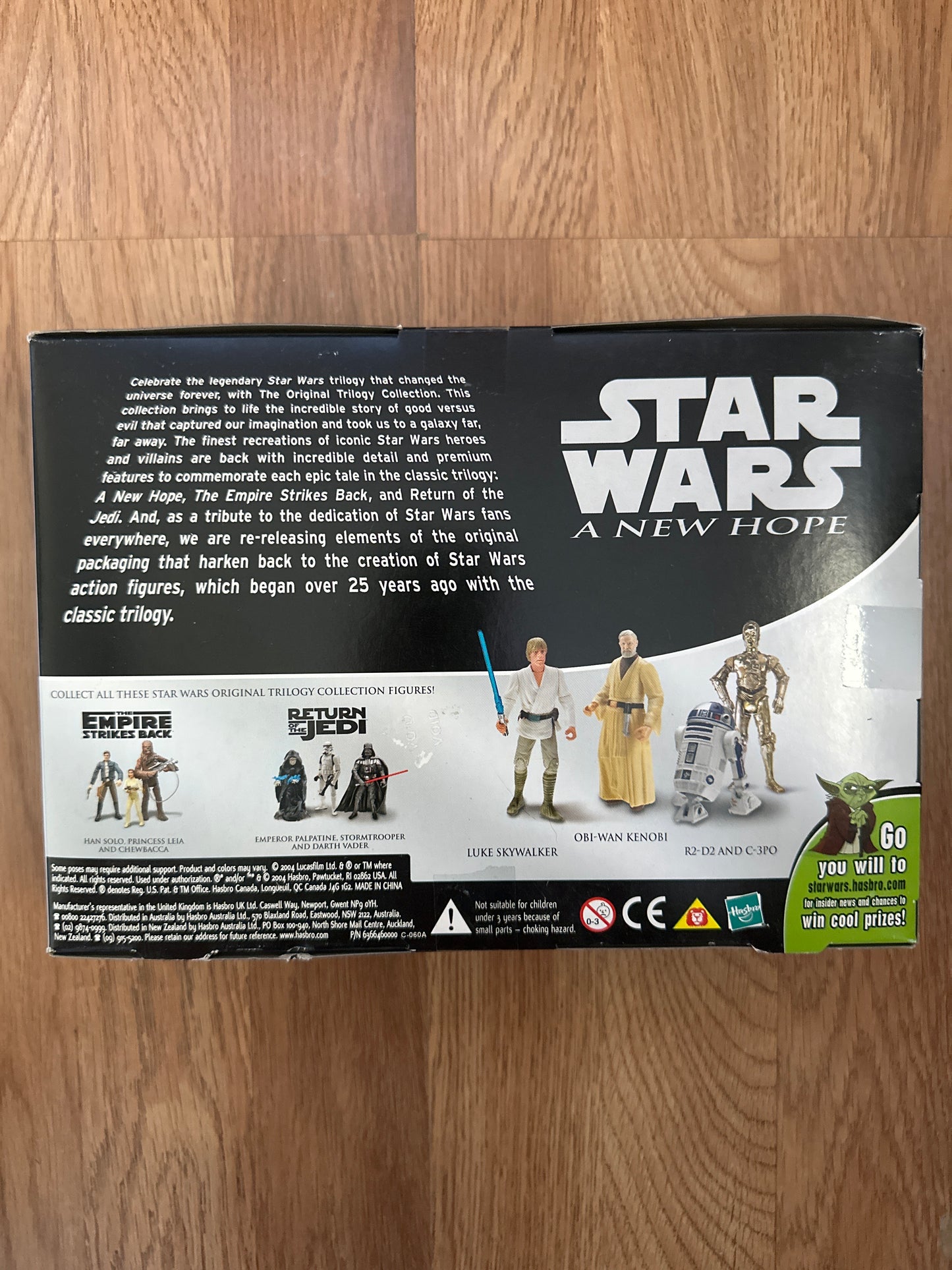 Star Wars Trilogy Luke Skywalker, Obi-Wan Kenibi, C-3PO, & R2-D2 DVD Collection