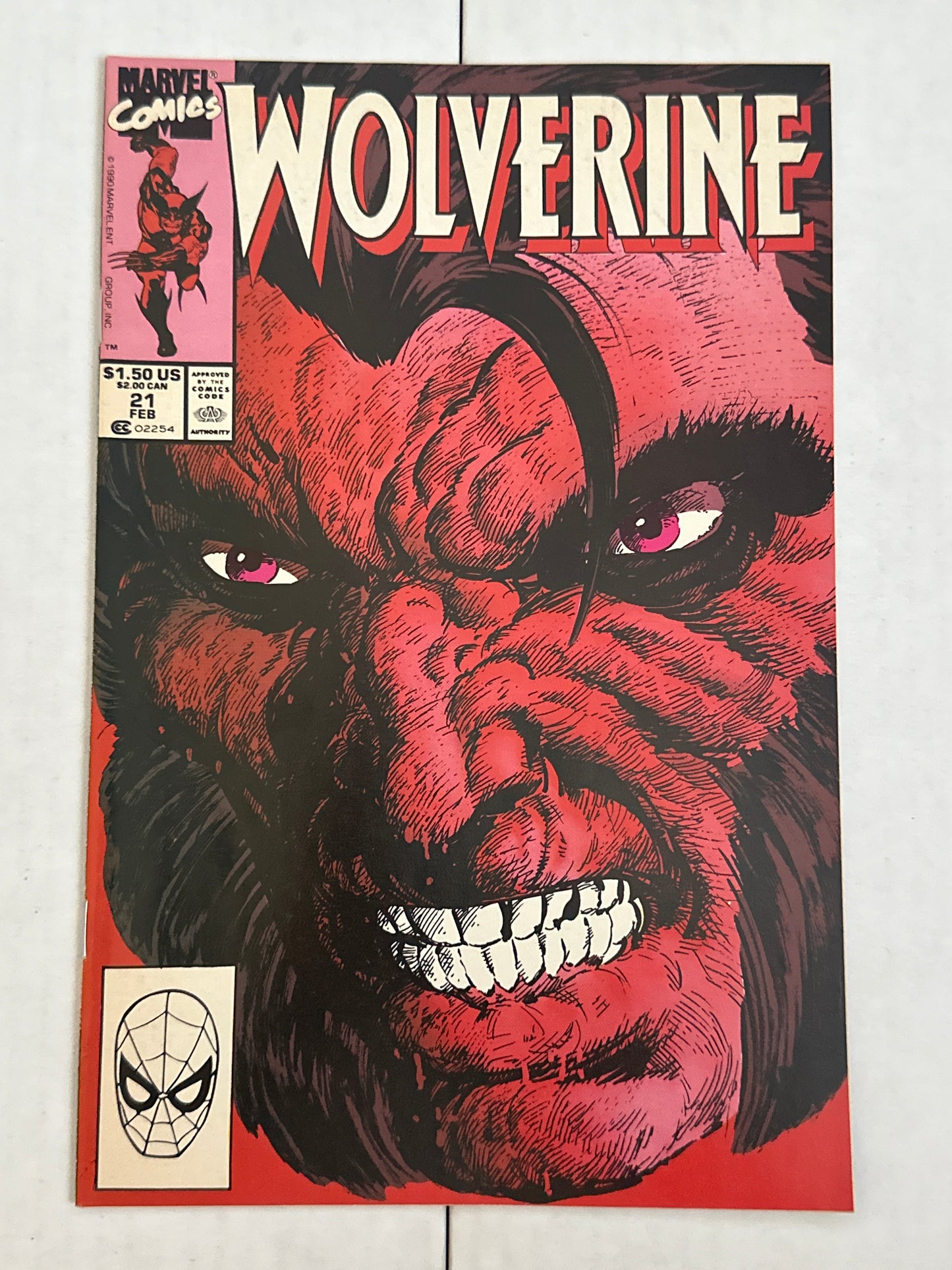 Wolverine #21 First Series Marvel 1990