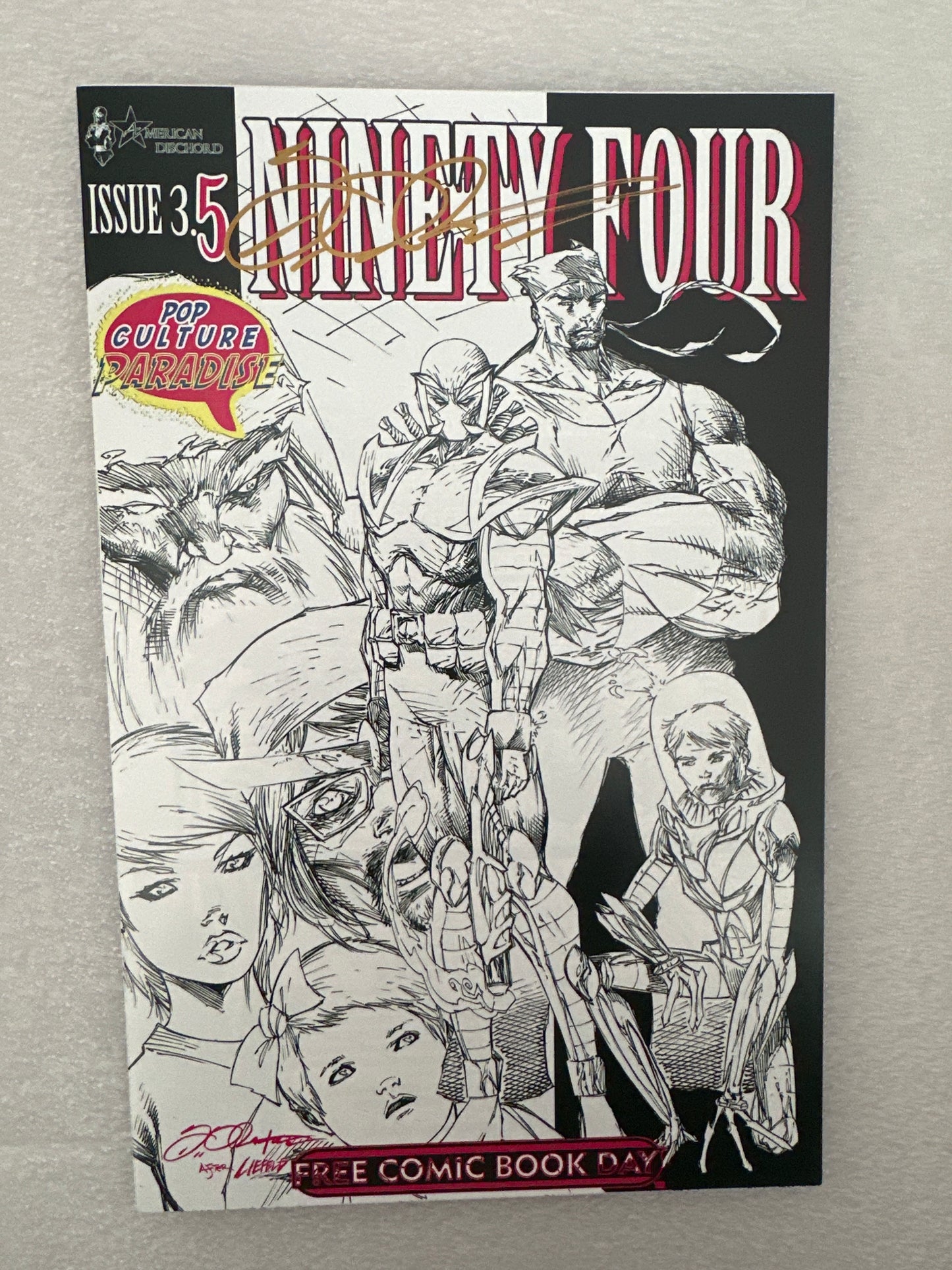 Shelby Robertson's Ninety-Four FCBD Pop Culture Patadise Signed