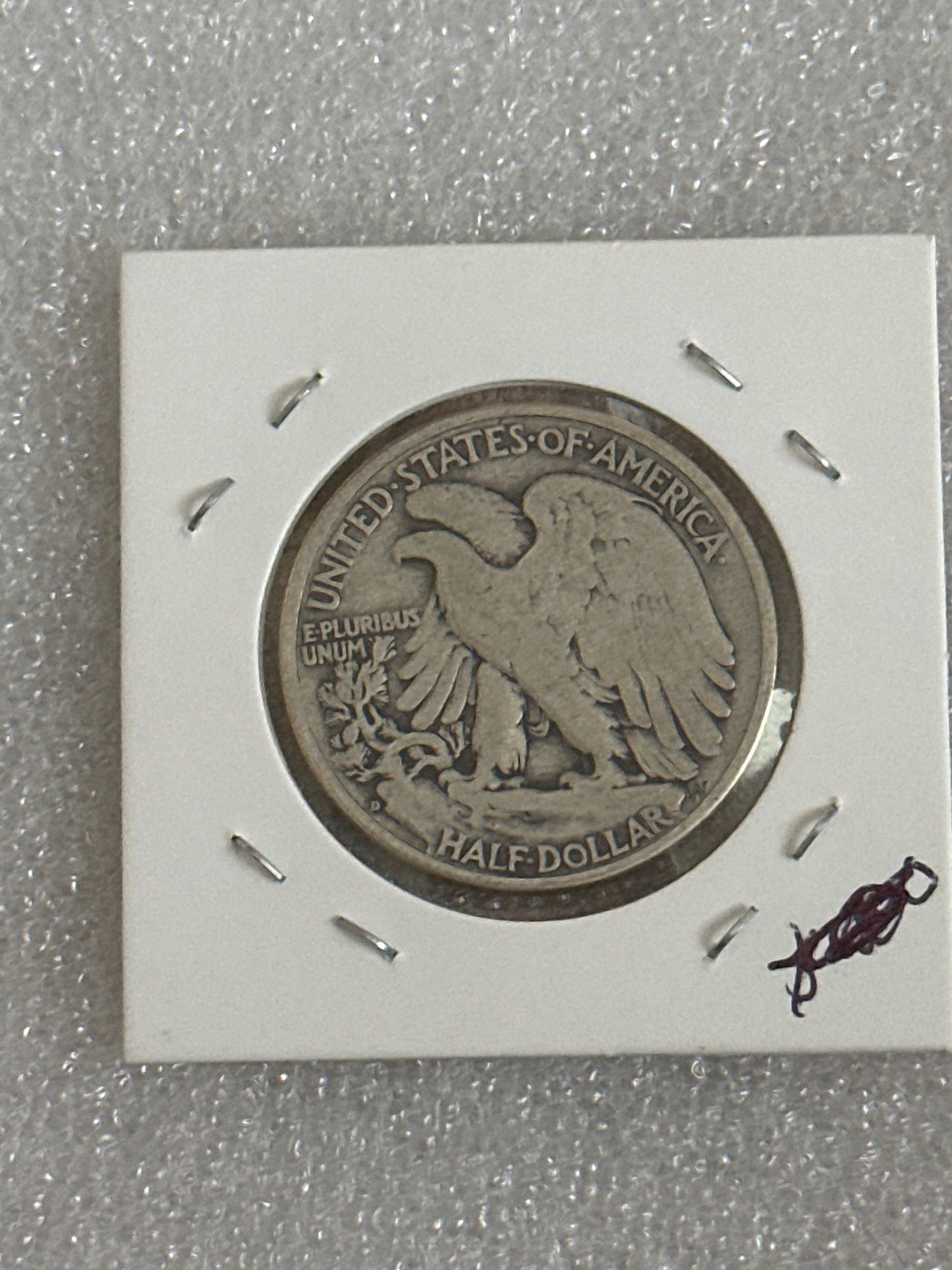 1939 D Walking Liberty Silver Half Dollar
