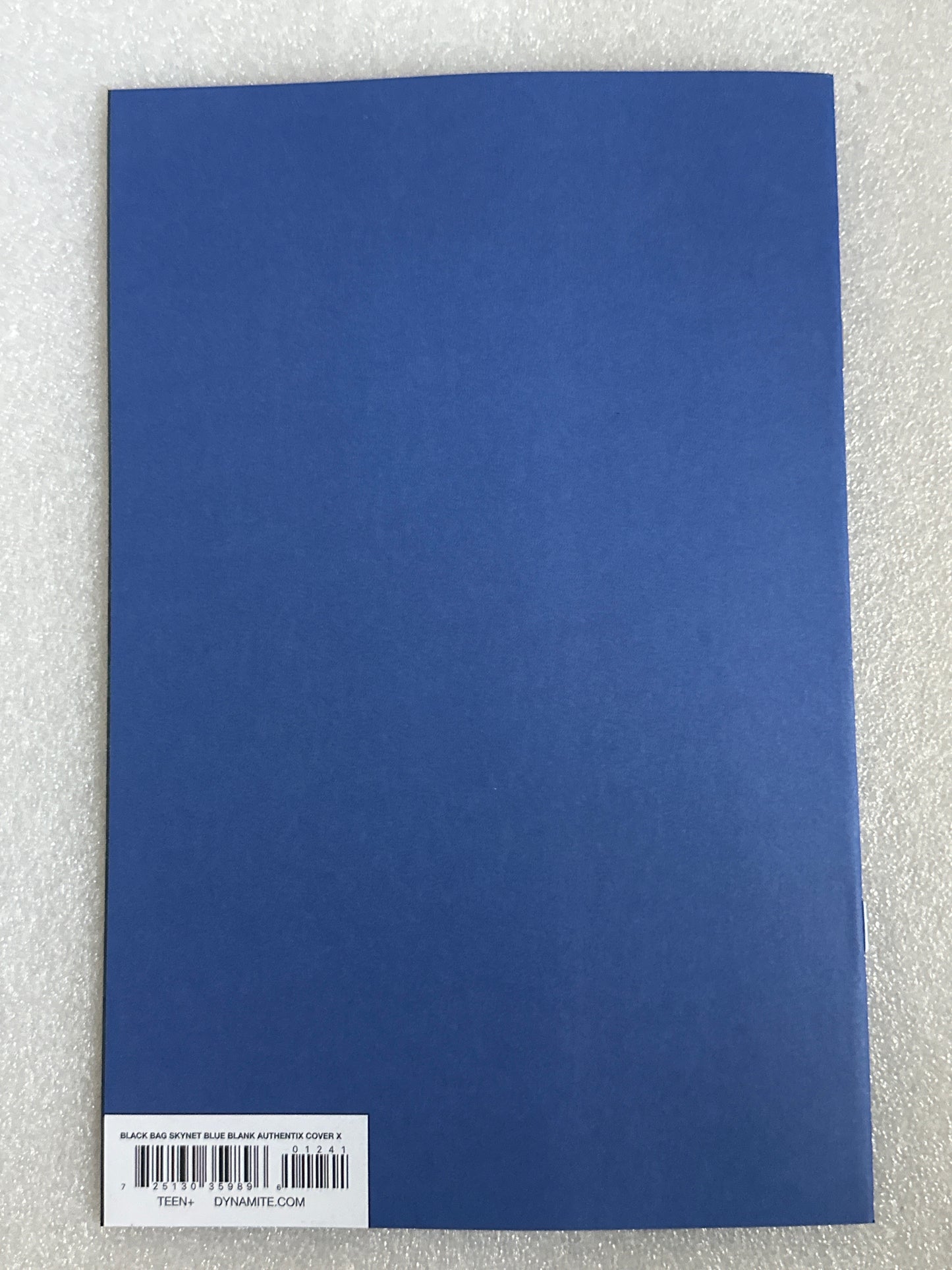 The Terminator Metal #1 Skynet Blue Blank Variant Dynamite 2025