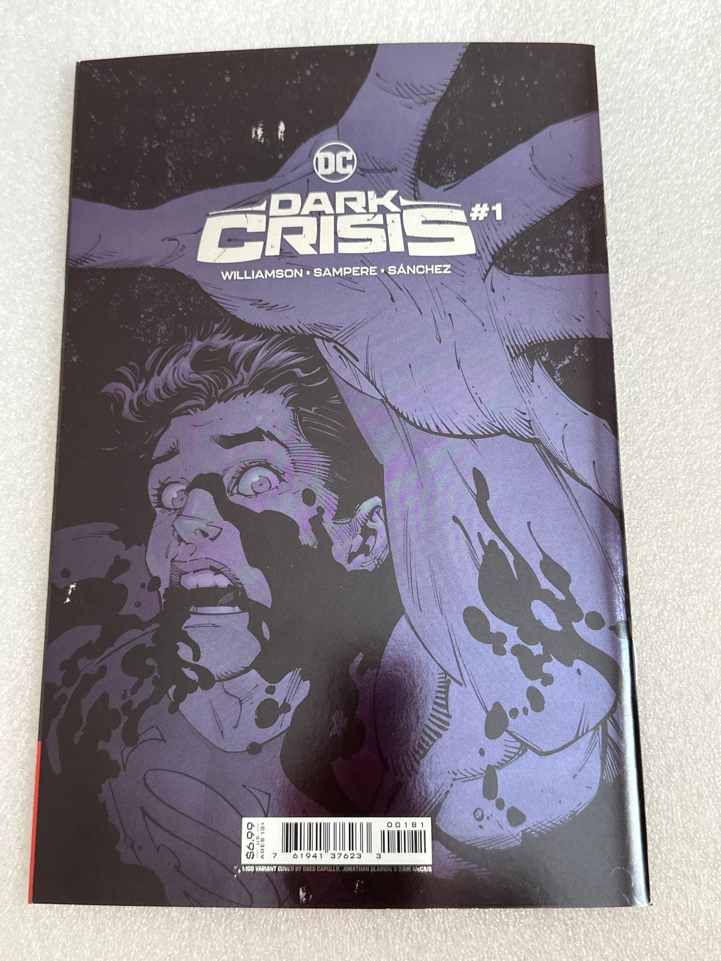 Dark Crisis #1 1:100 Foil Greg Capullo Variant DC 2022