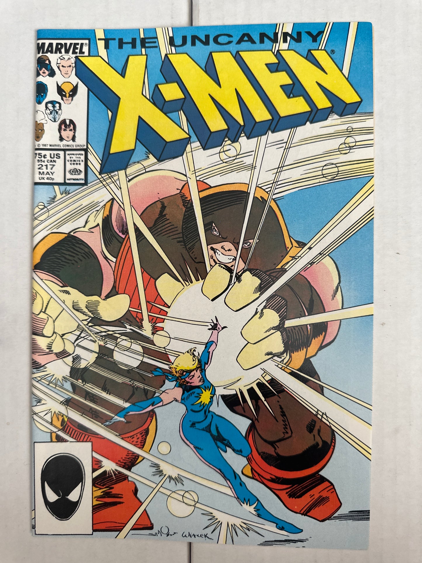 The Uncanny X-Men #217 Marvel 1987
