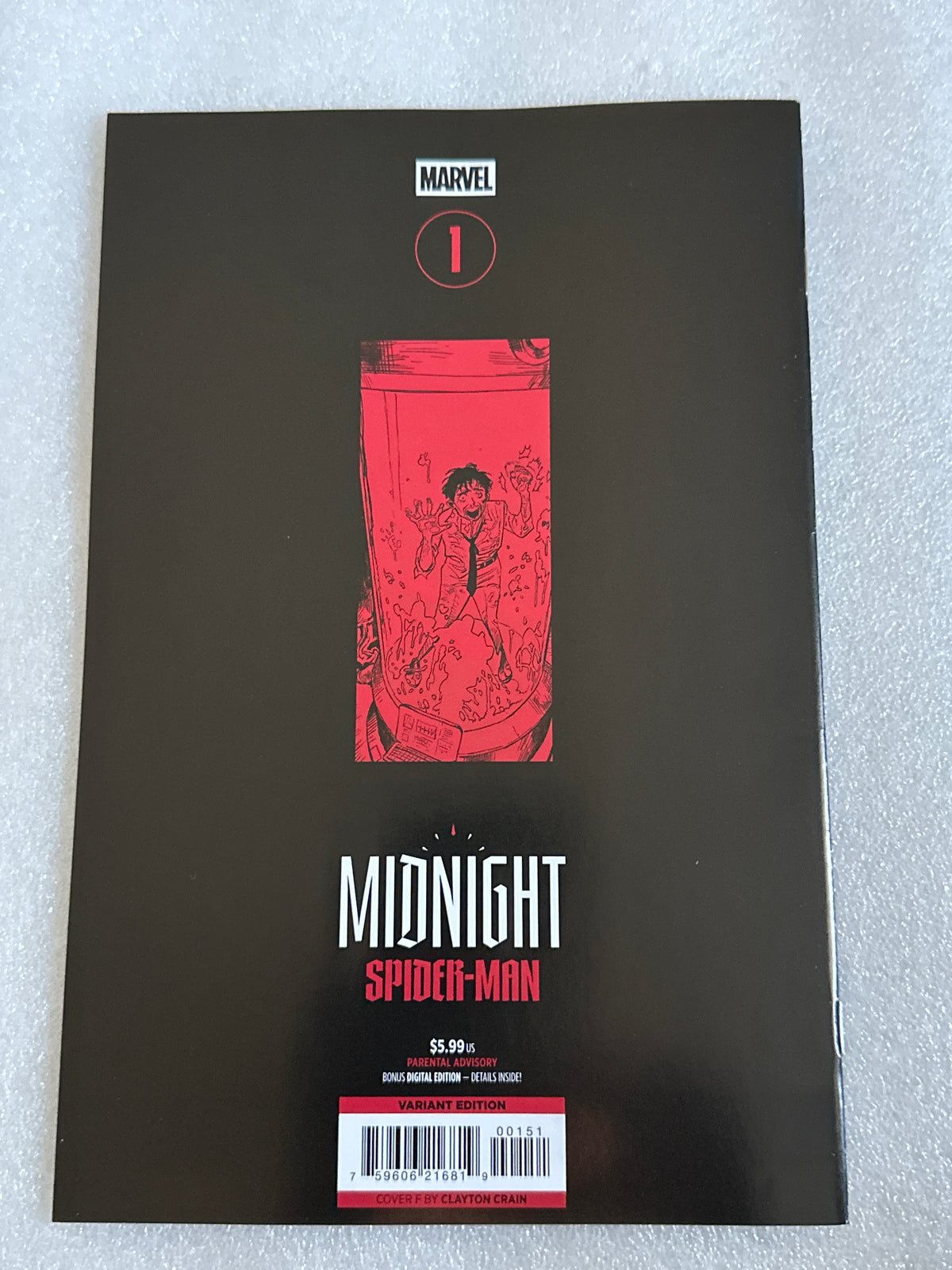 Midnight Spider-Man #1 Cover F Crain Variant Marvel 2026