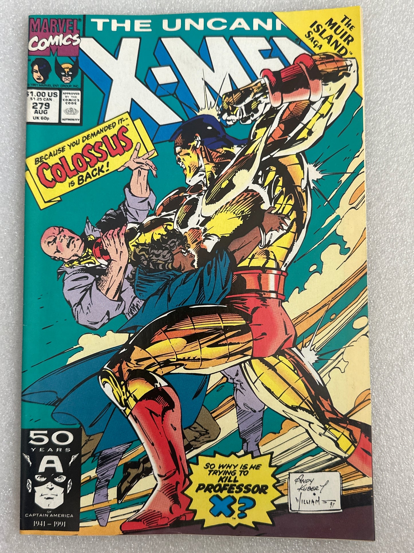 The Uncanny X-Men #279 Marvel 1991