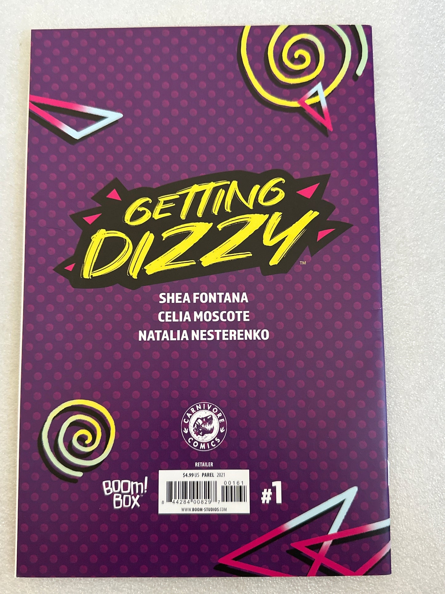 Getting Dizzy #1 Variant LTD to 600 Boom! Box 2021