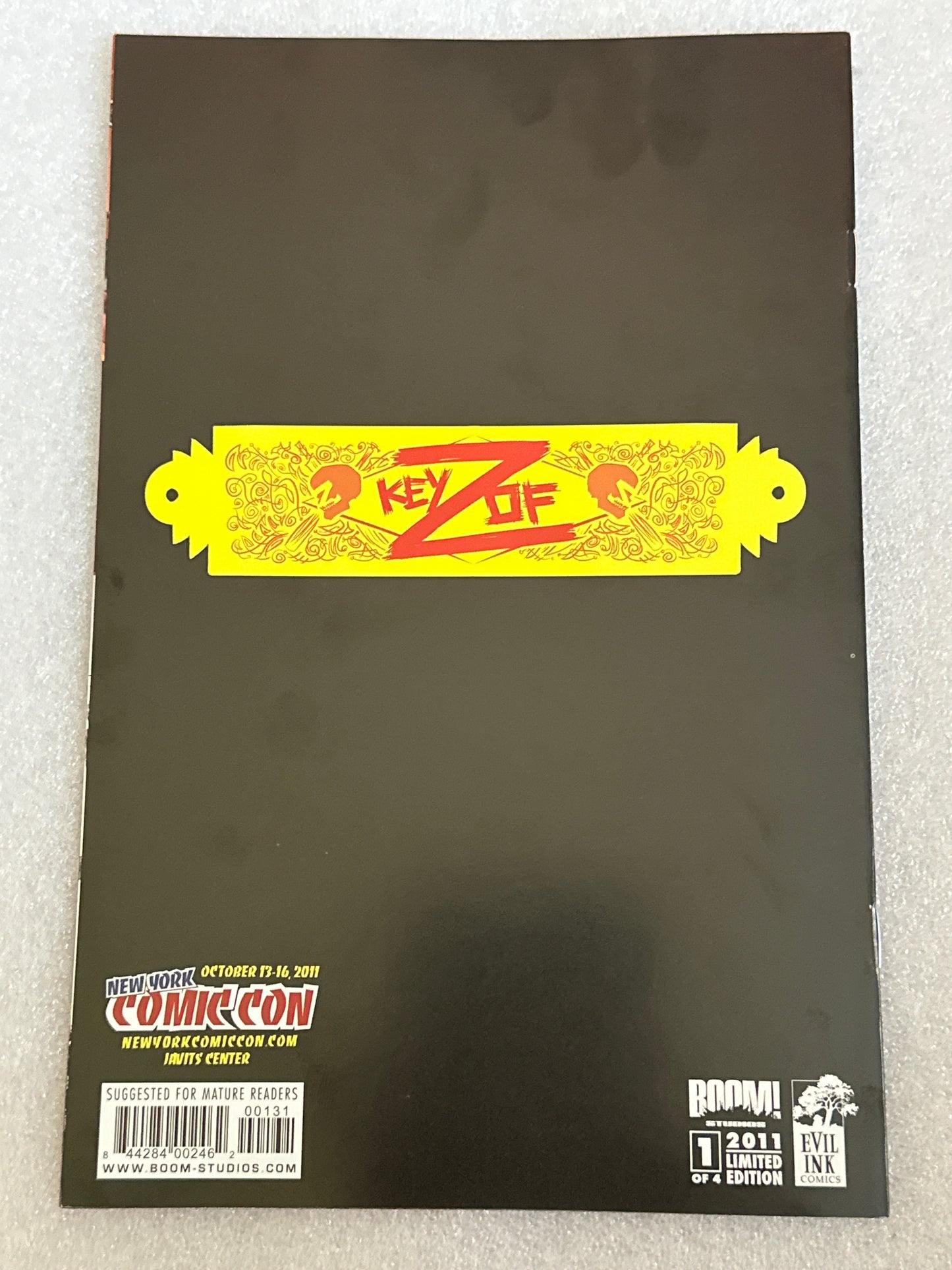 Key of Z #1 NYCC Limited Edition Boom! 2011