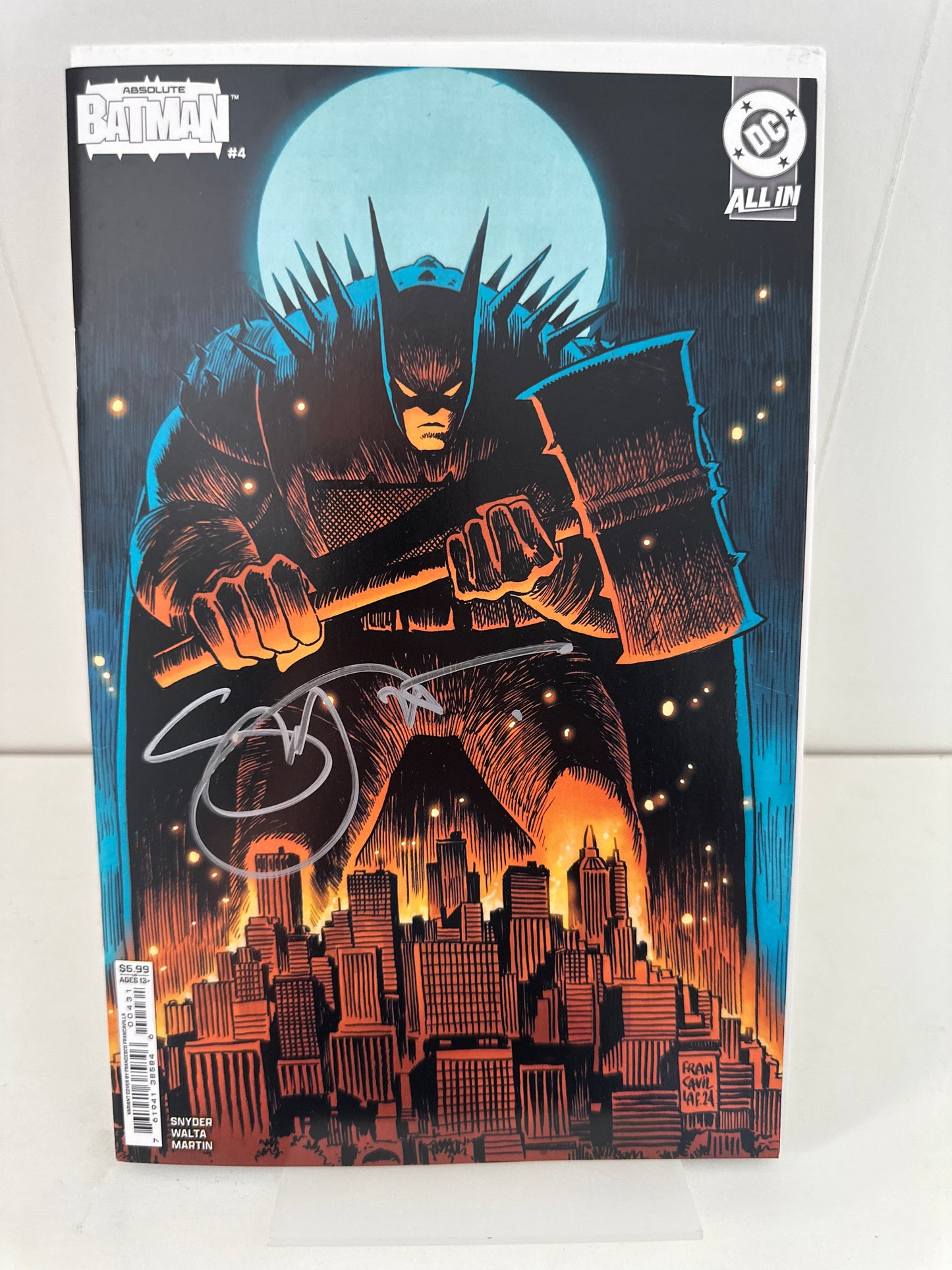 Absolute Batman 4 Variant signed by Scott Snyder DC 2025
