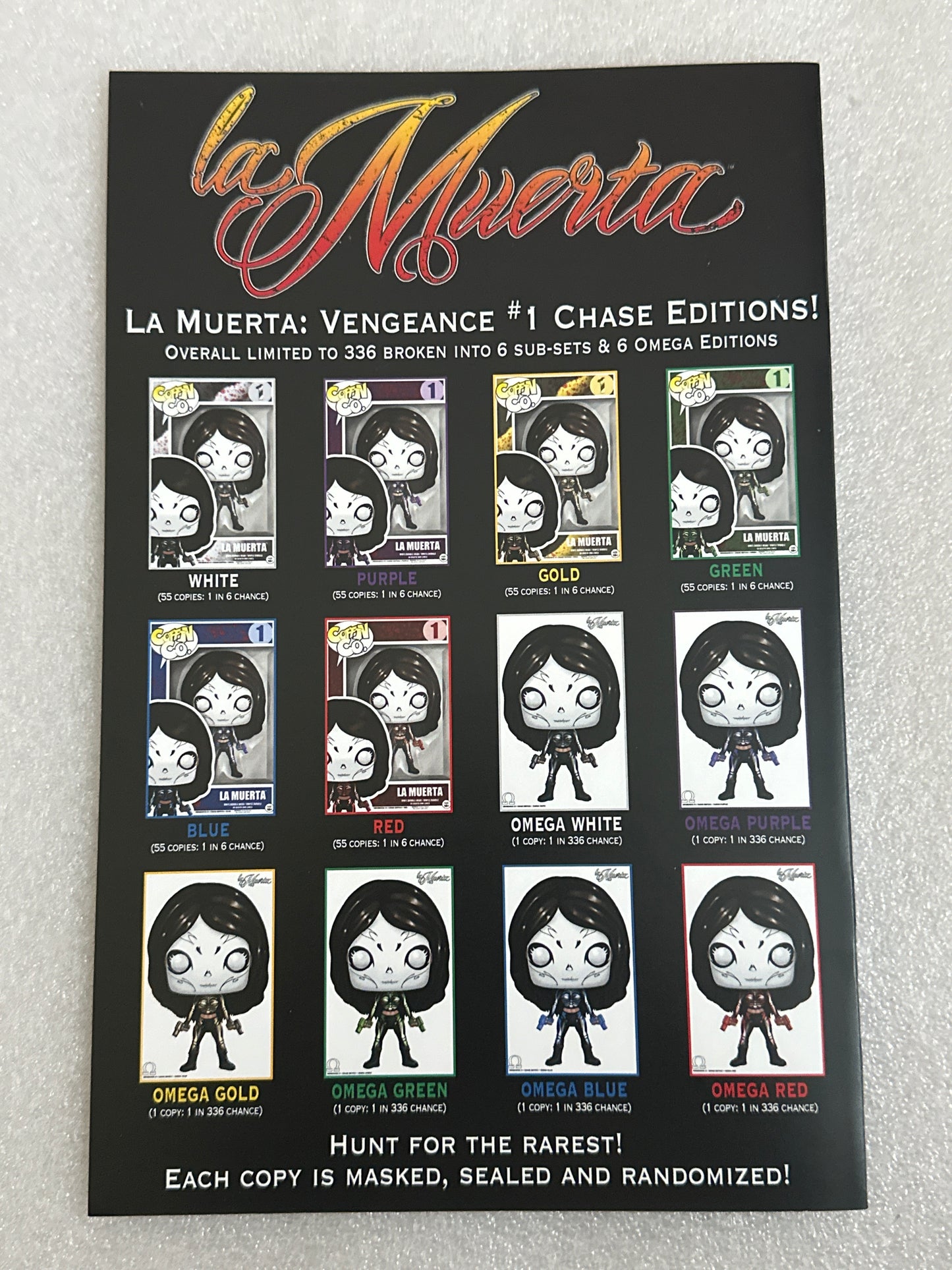 La Muerta Vengeance #1 Chase Edition Purple Coffin Comics 2020