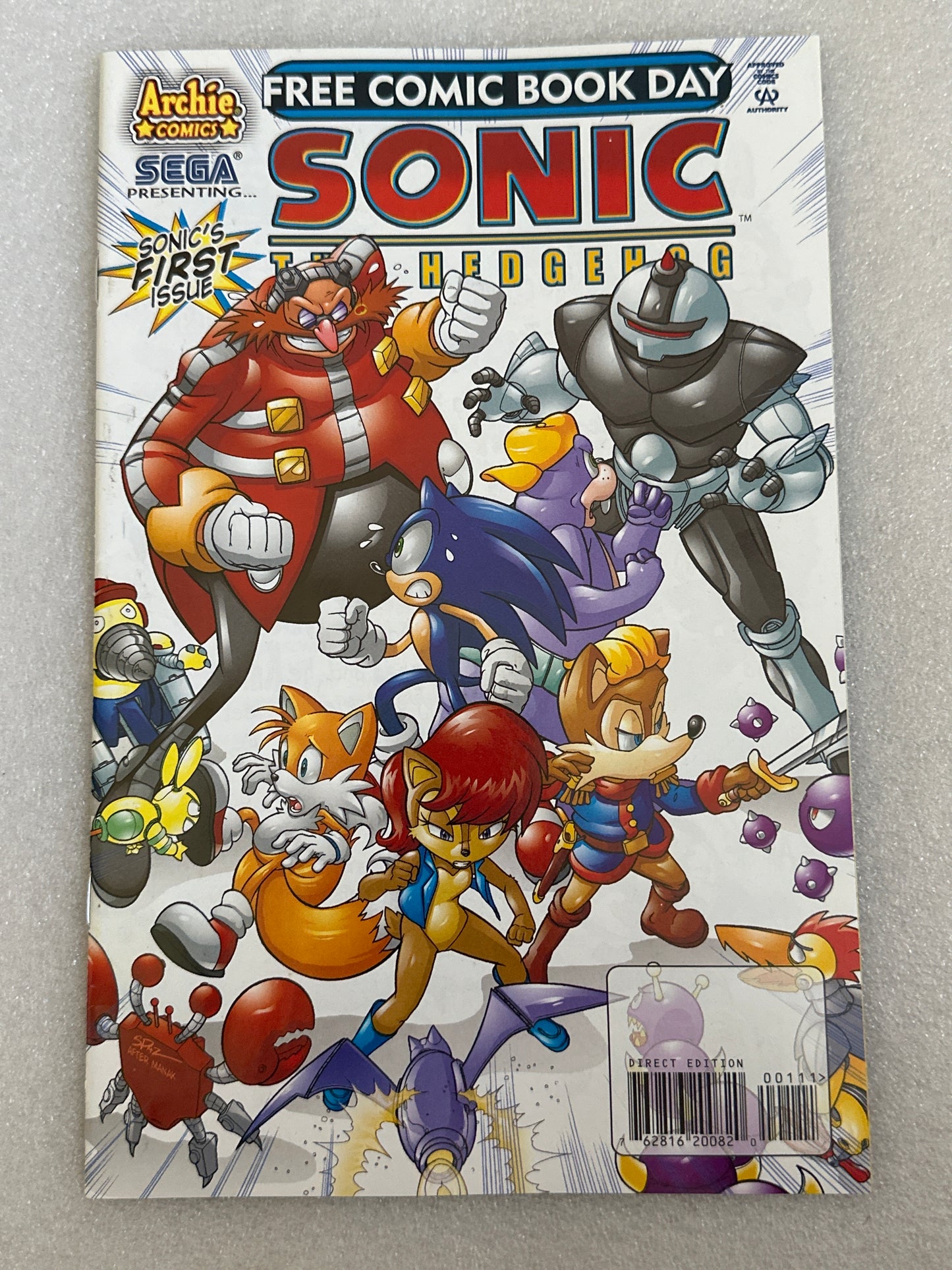 Sonic the Hedgehog #1 FCBD Archie Comics 2008