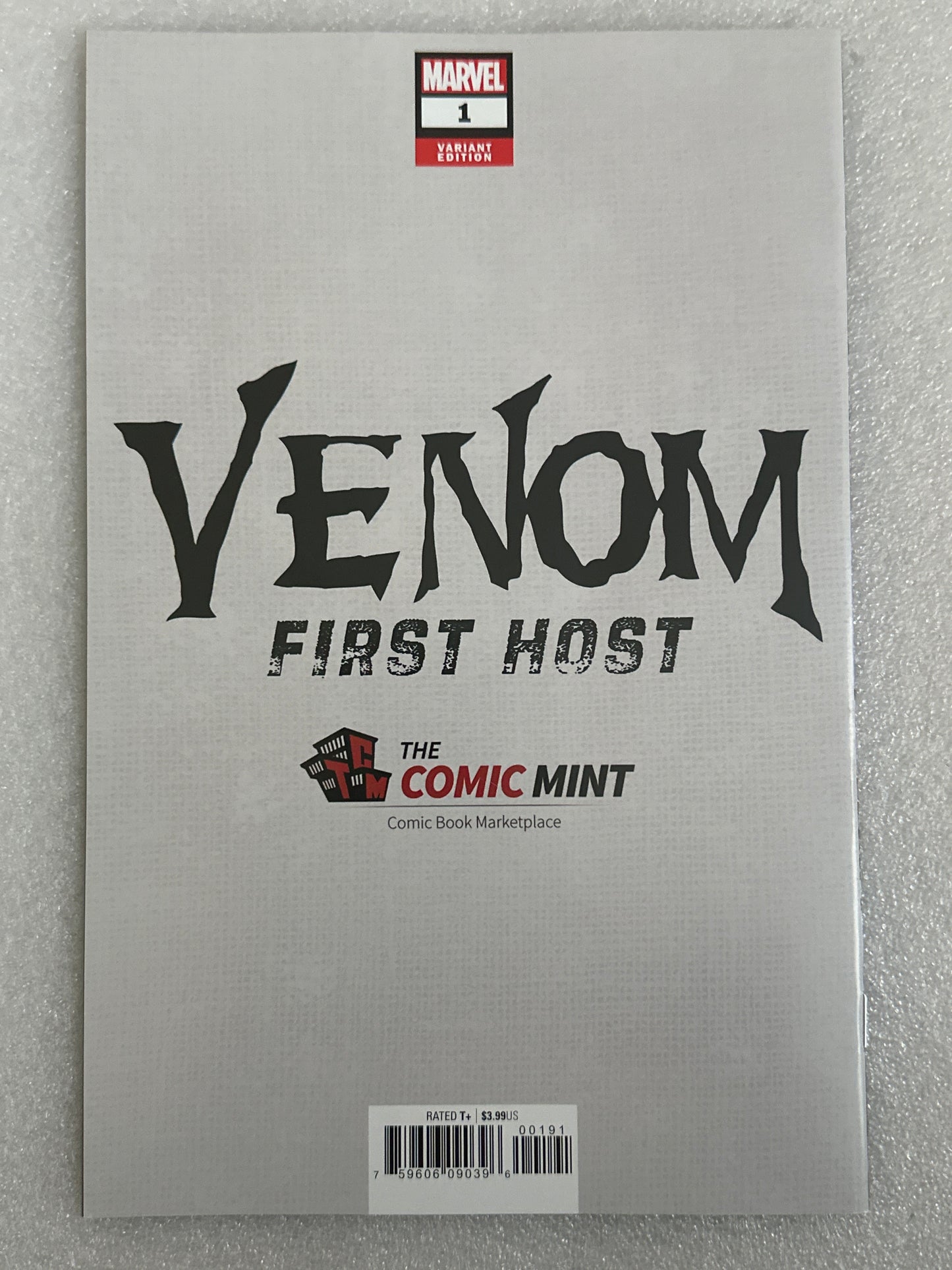 Venom First Host Mayhew Virgin Variant Marvel 2018