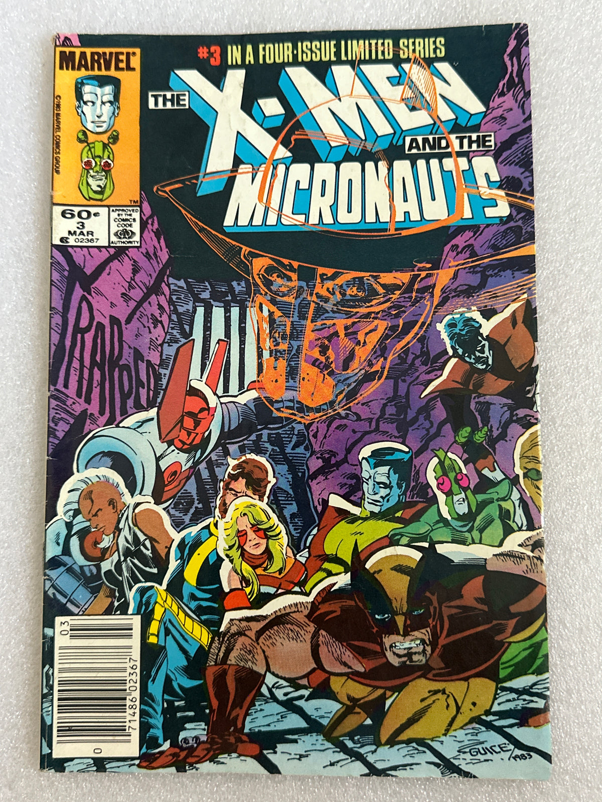 X-Men and the Micronauts #3 Marvel 1984