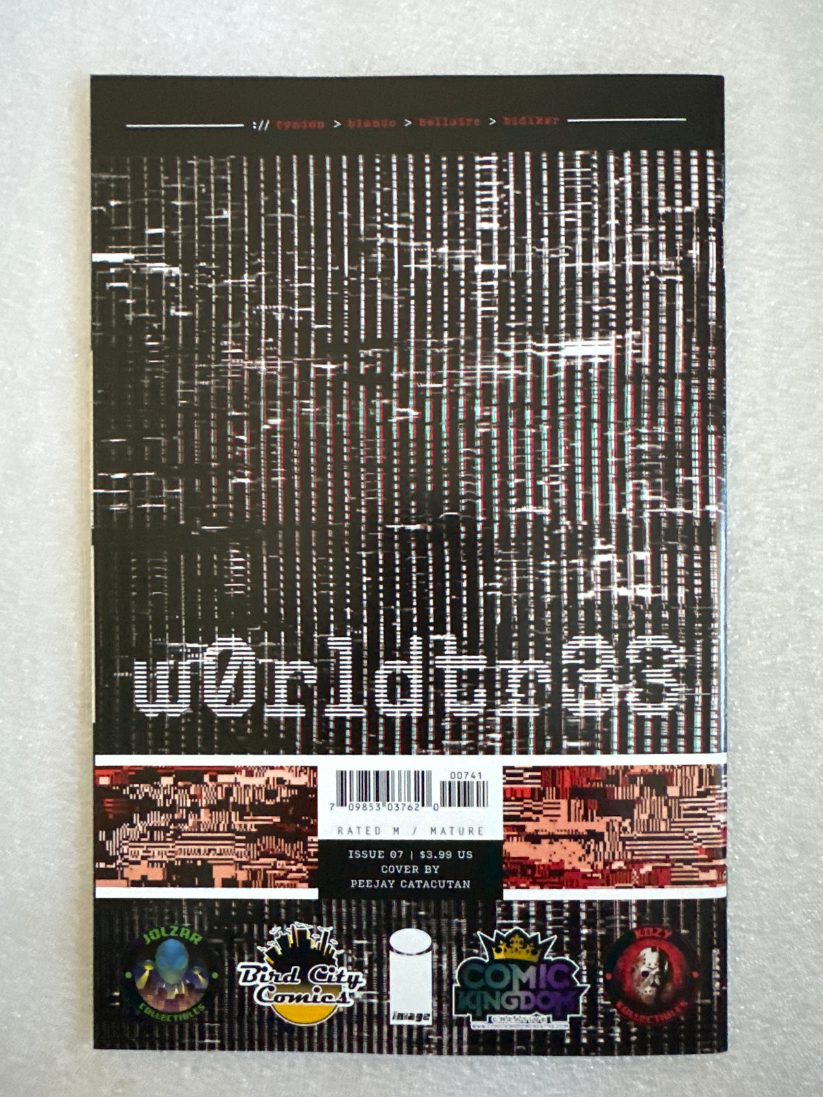 Worldtr33 #7 SM1 Homage Bloody Variant Image 2024