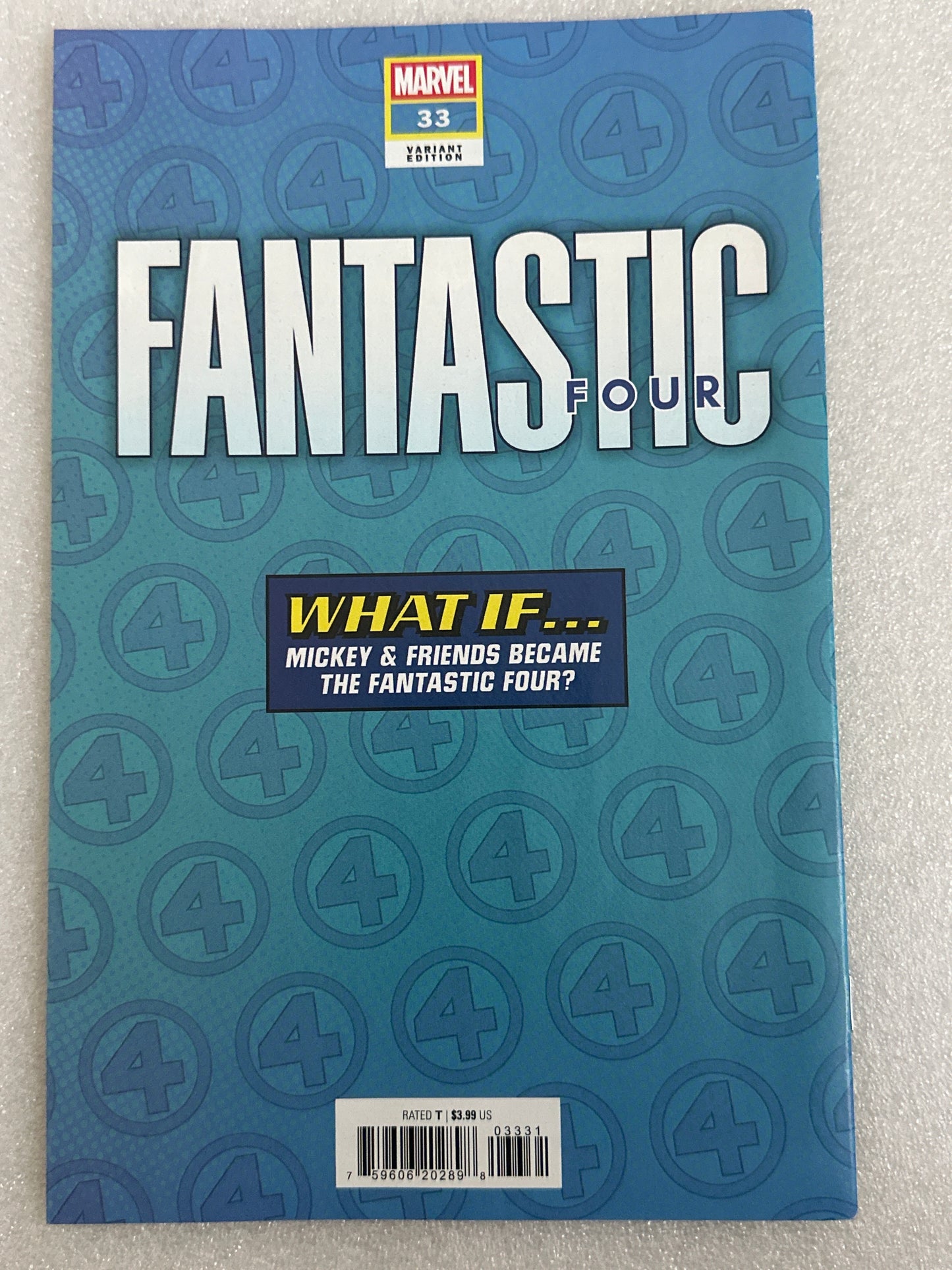 Fantastic Four #33 What If...Mickey Variant Marvel 2025
