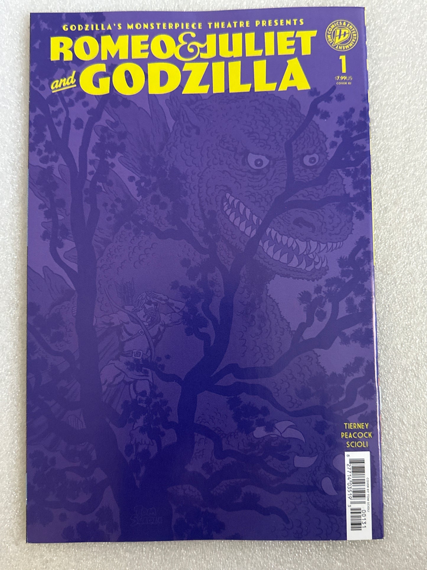 Romeo & Juliet and Godzilla #1 1:10 Campbell Variant IDW 2026