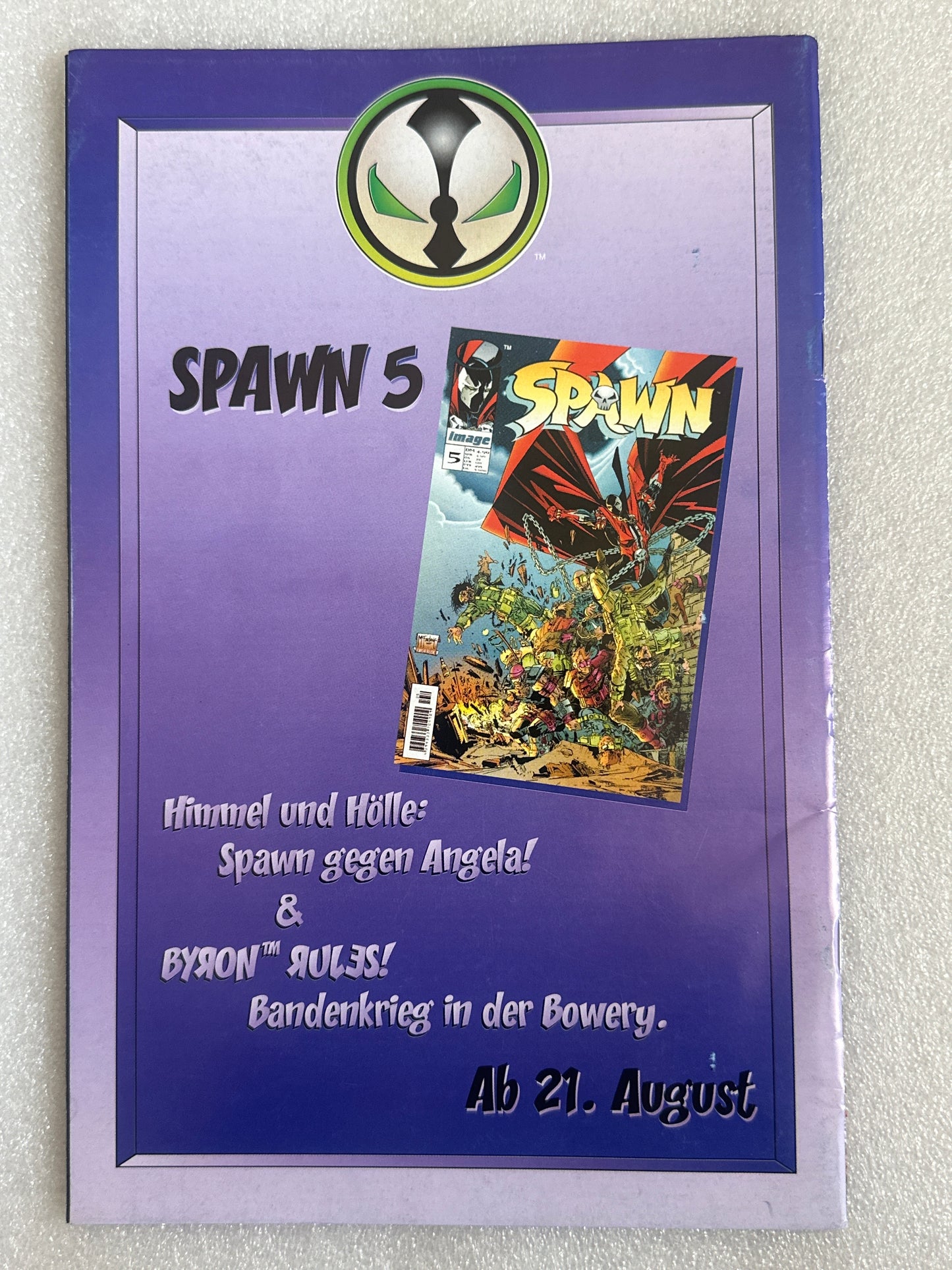 Spawn #4 (8) German Variant Infinity Comics (Image) 1993