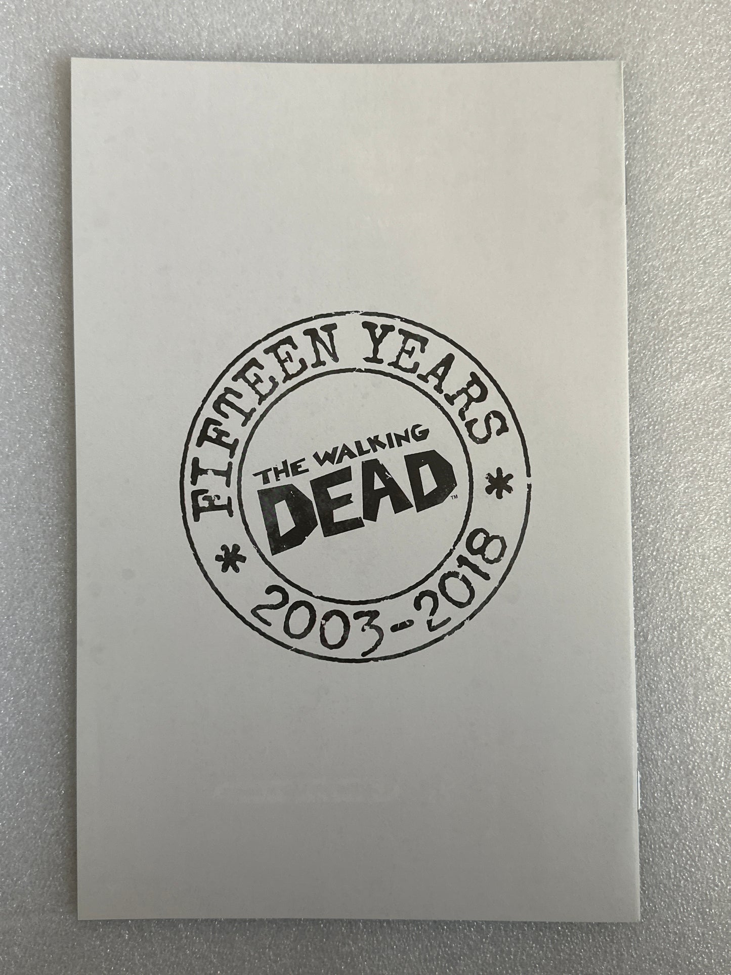 The Walking Dead #1 15th Anniversary Variant Image