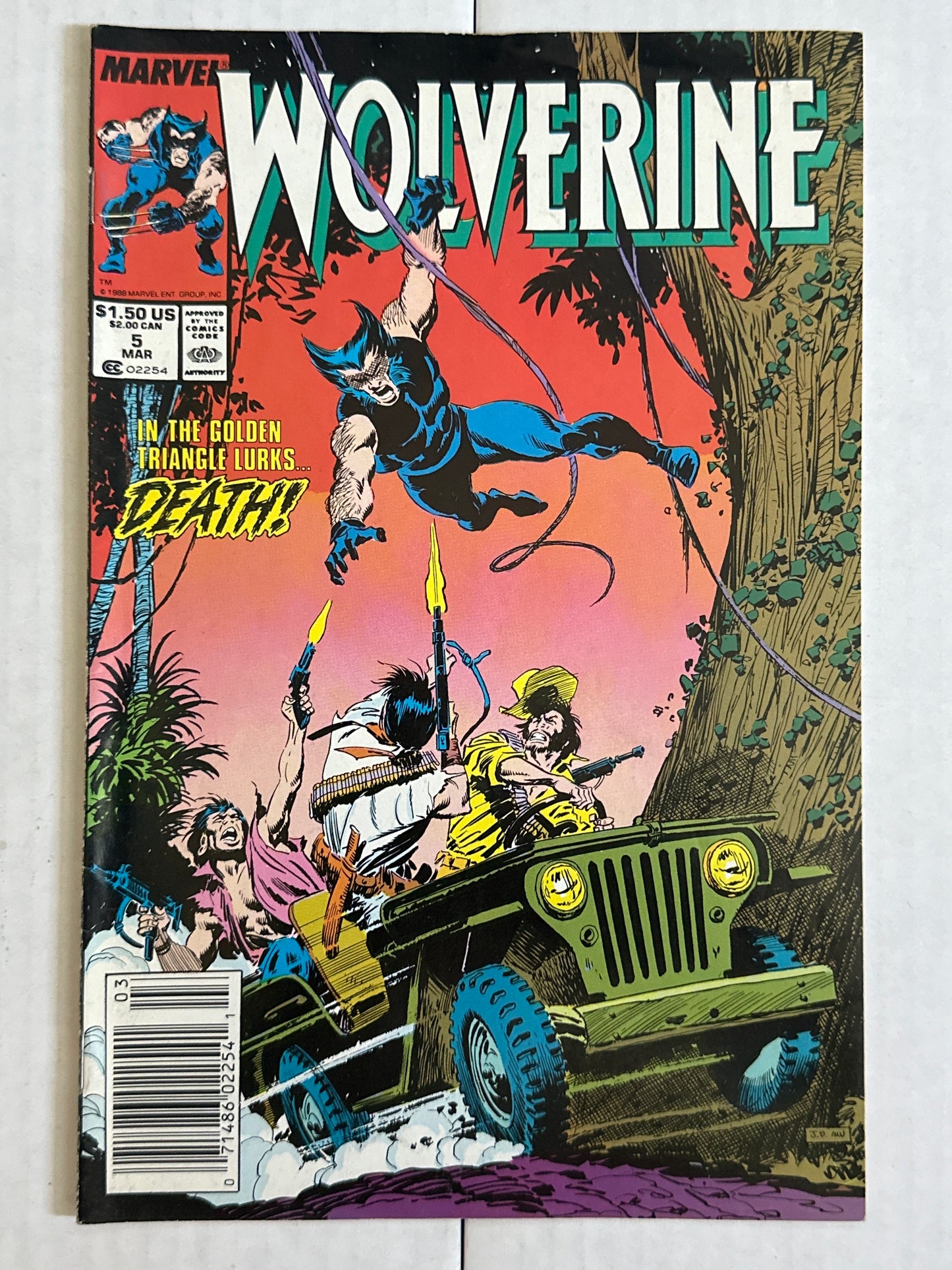 Wolverine #5 First Series Marvel 1989