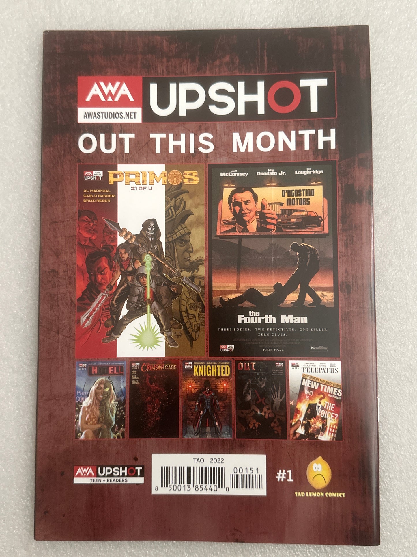 Primos #1 Virgin Variant AWA Upshot 2022
