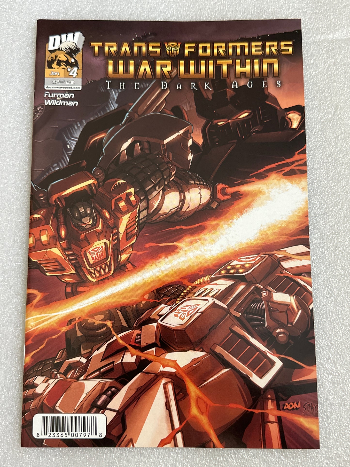 Transformers The War Within The Dark Ages #4 Vol 2 Dreamwave 2004